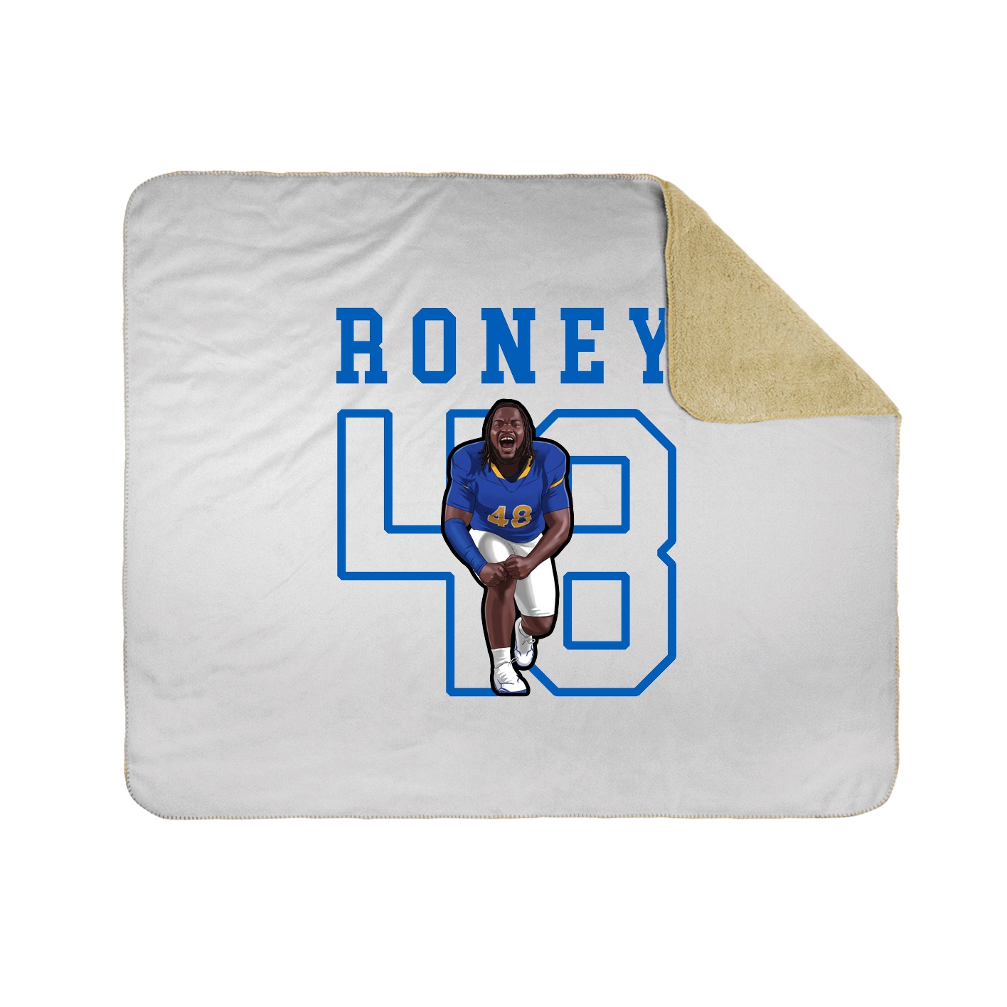 Throw Blanket — Shirsey in White