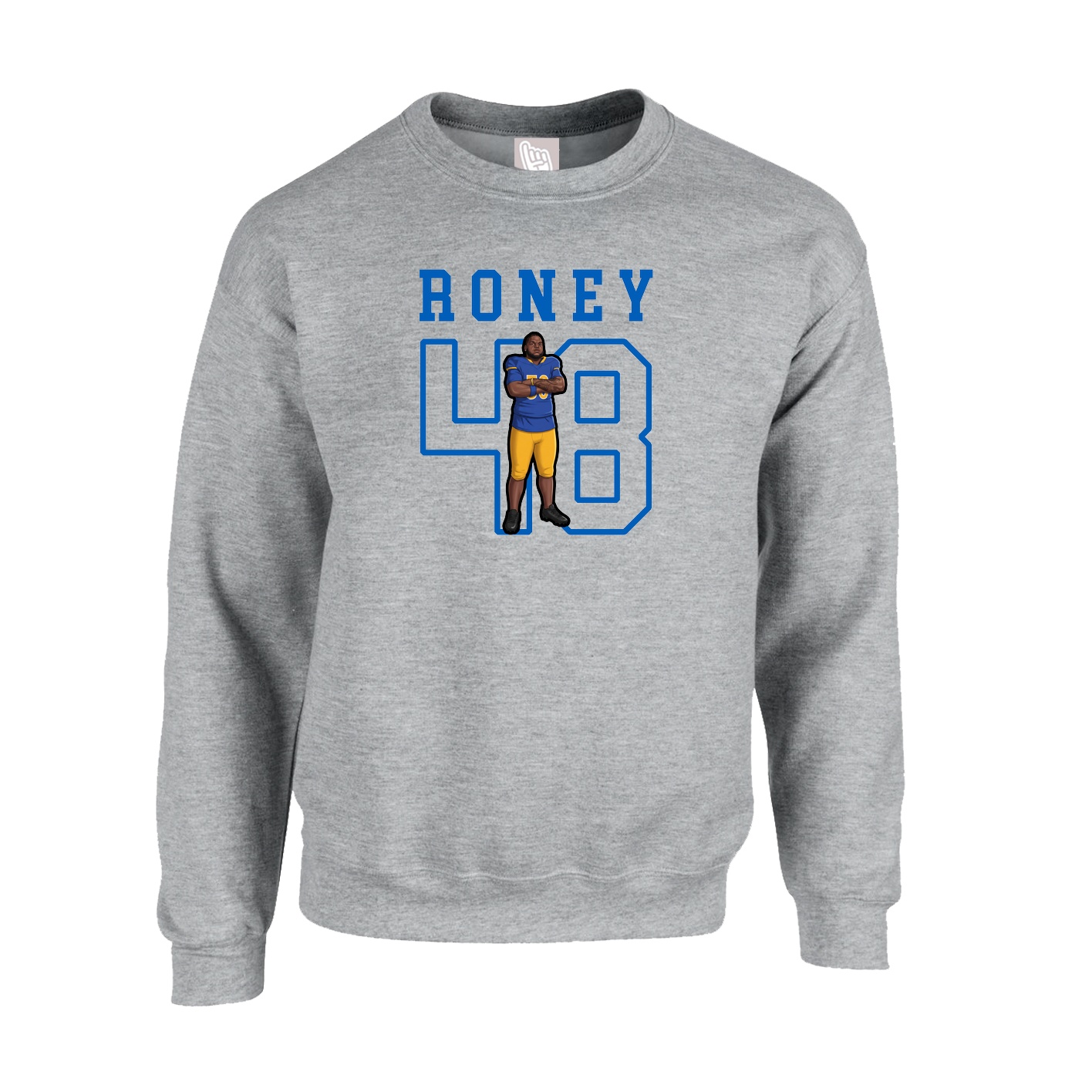 Fleece Crew — Shirsey in Grey