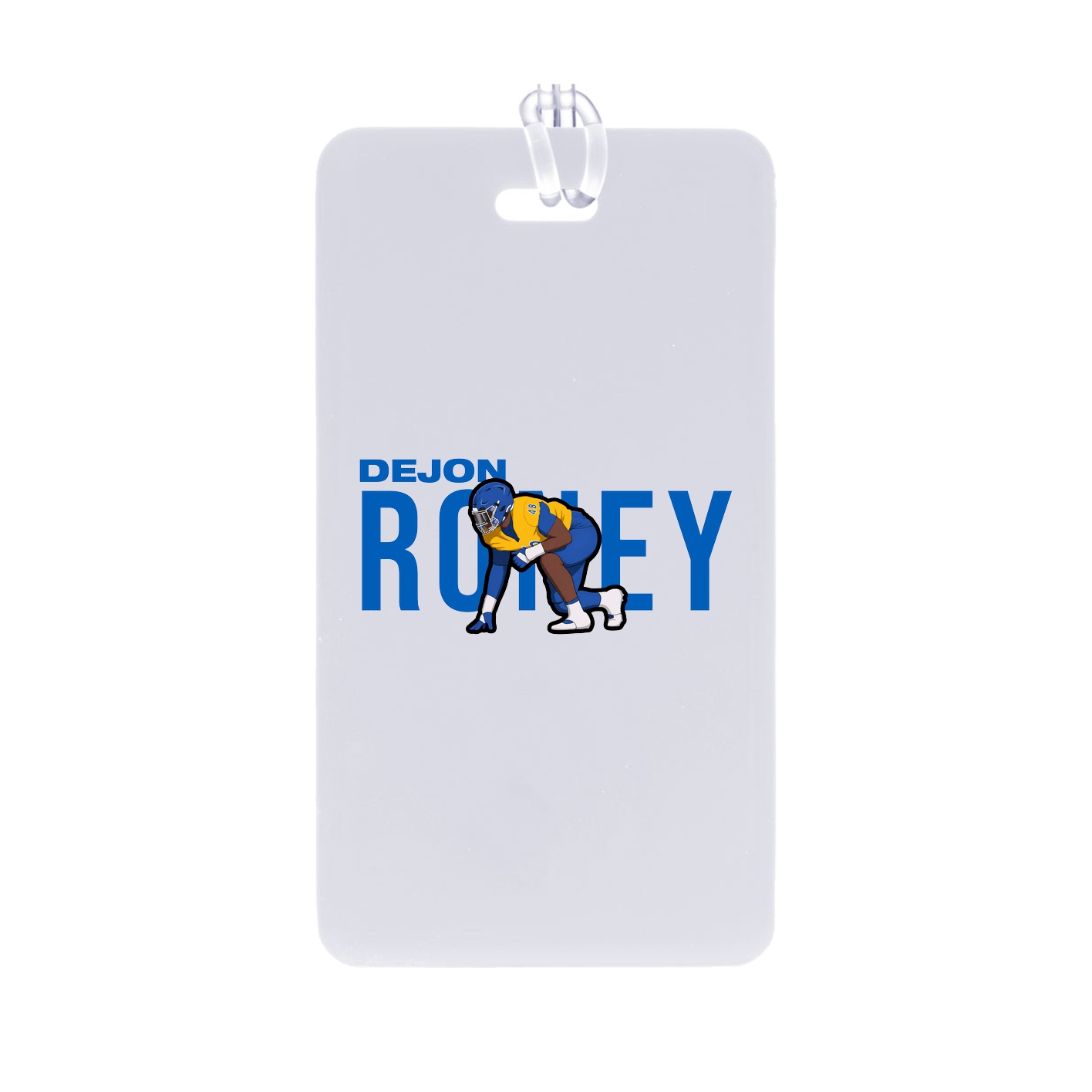 Bag Tag — Player Name in Classic