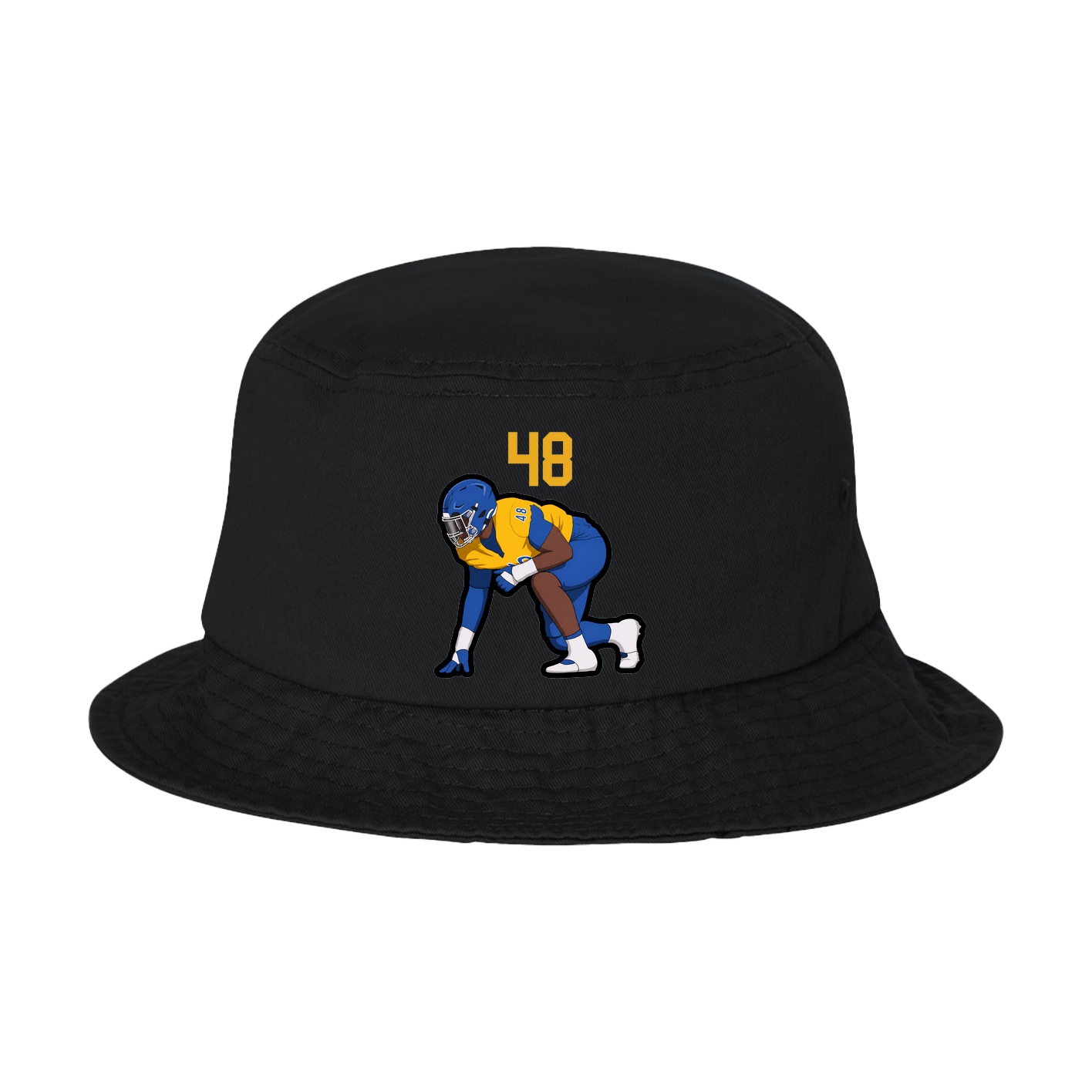 Bucket Cap — Number Top in Black
