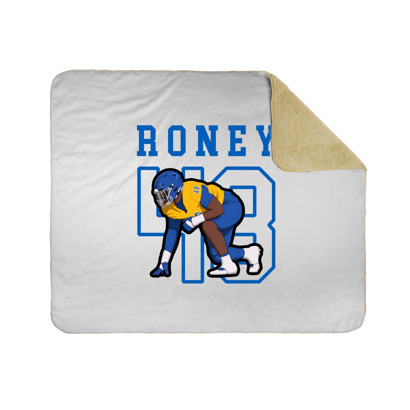 Throw Blanket — Shirsey in White
