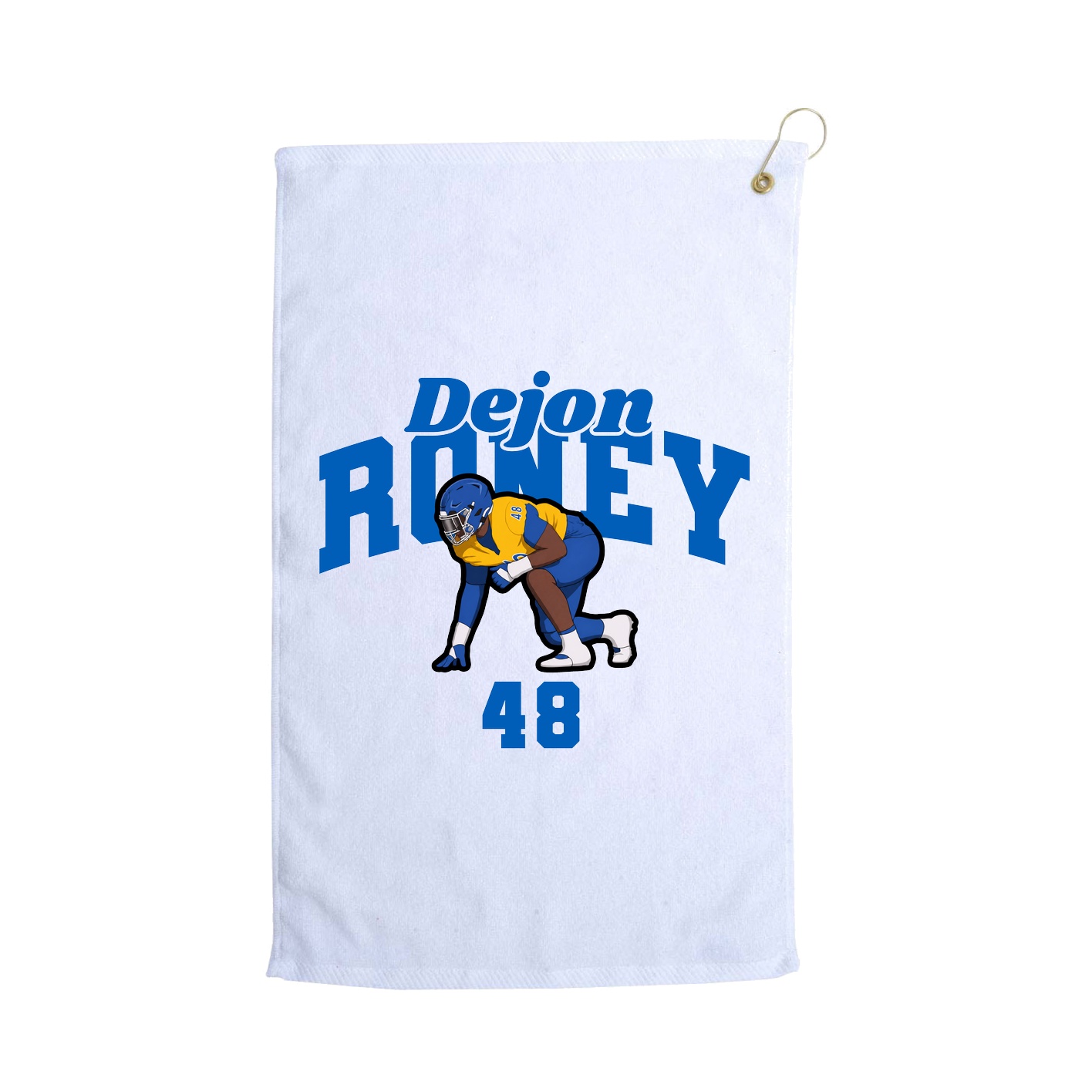Golf Towel — Signature Arch in White
