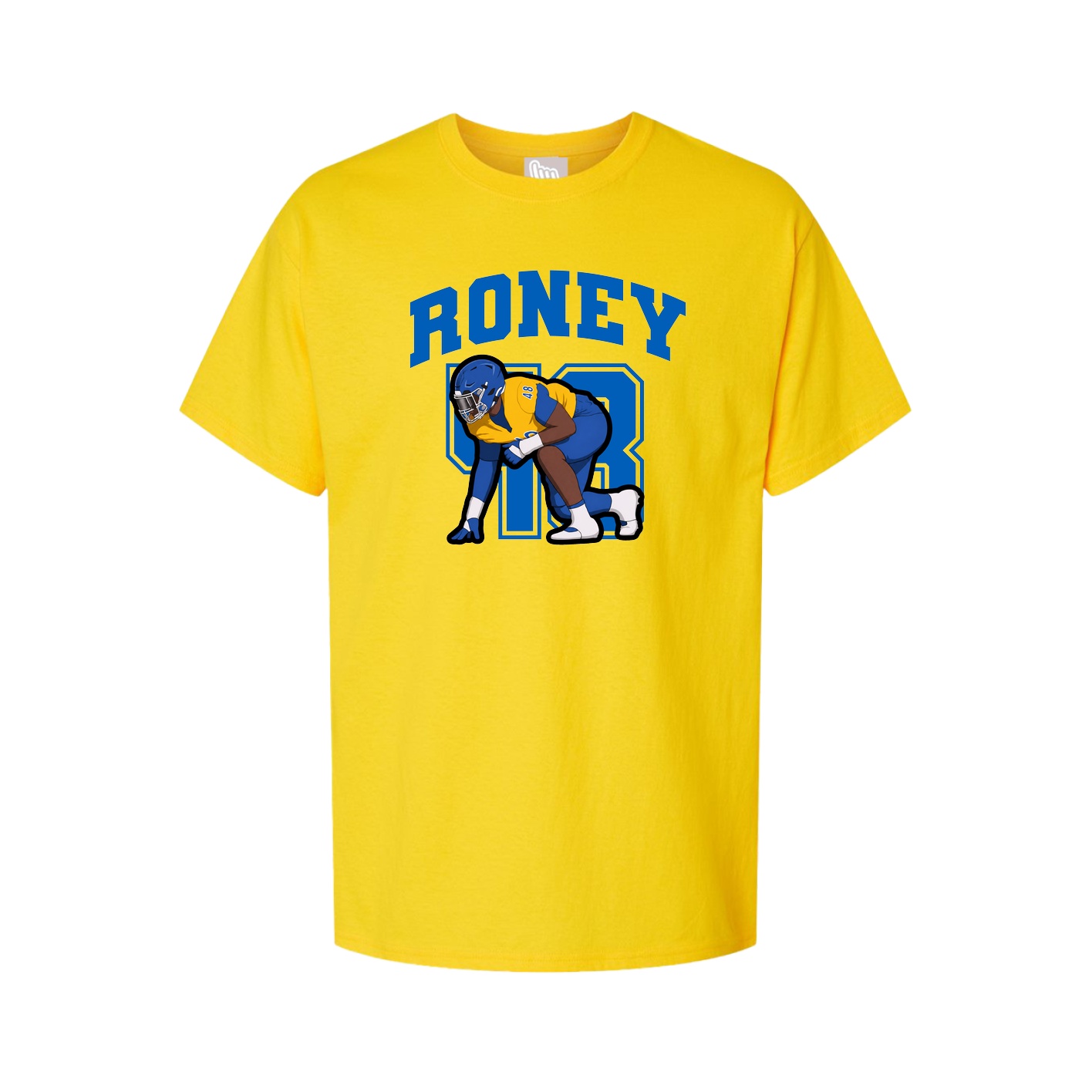 Youth Tee — Number in Gold