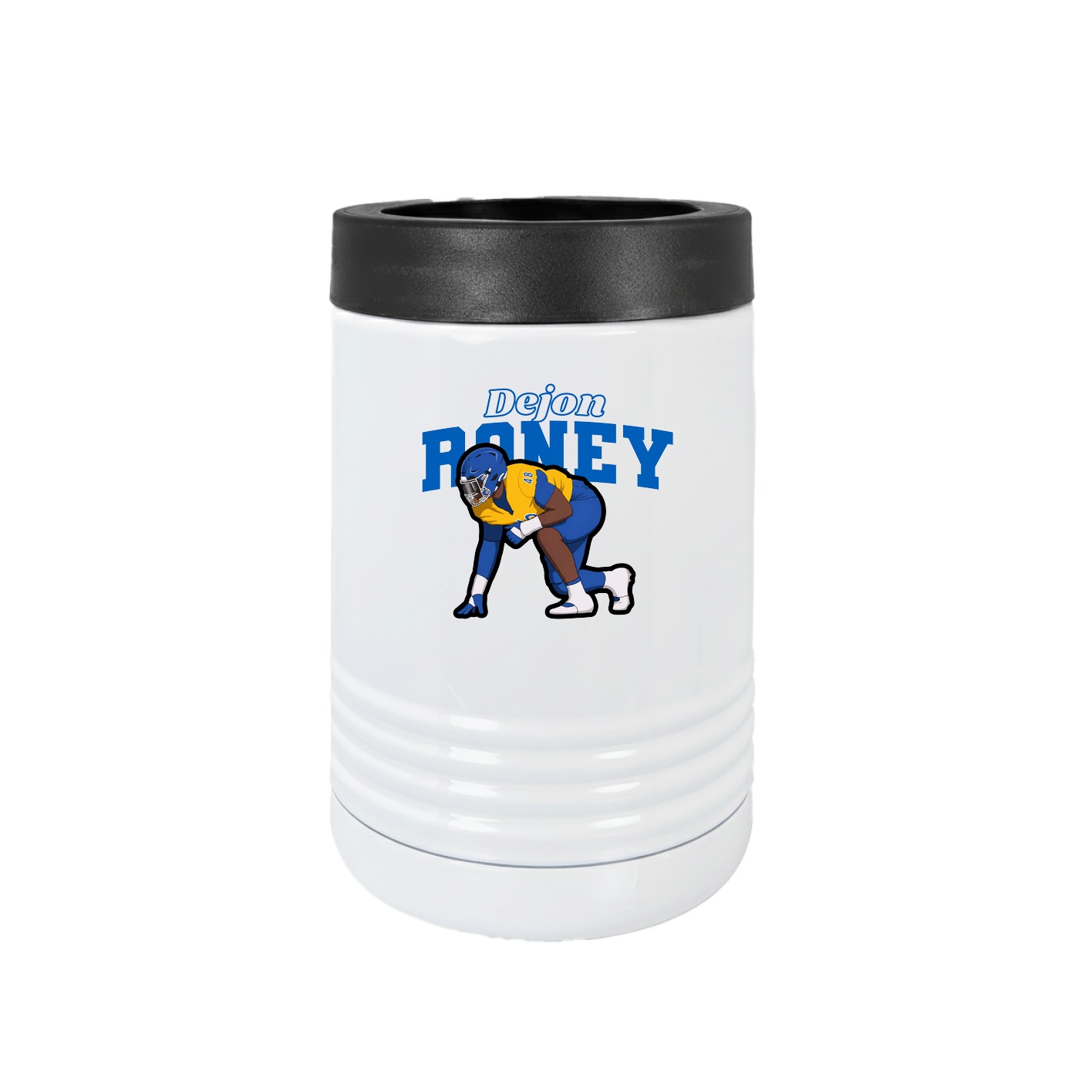 Beverage Holder — Name Arch in White