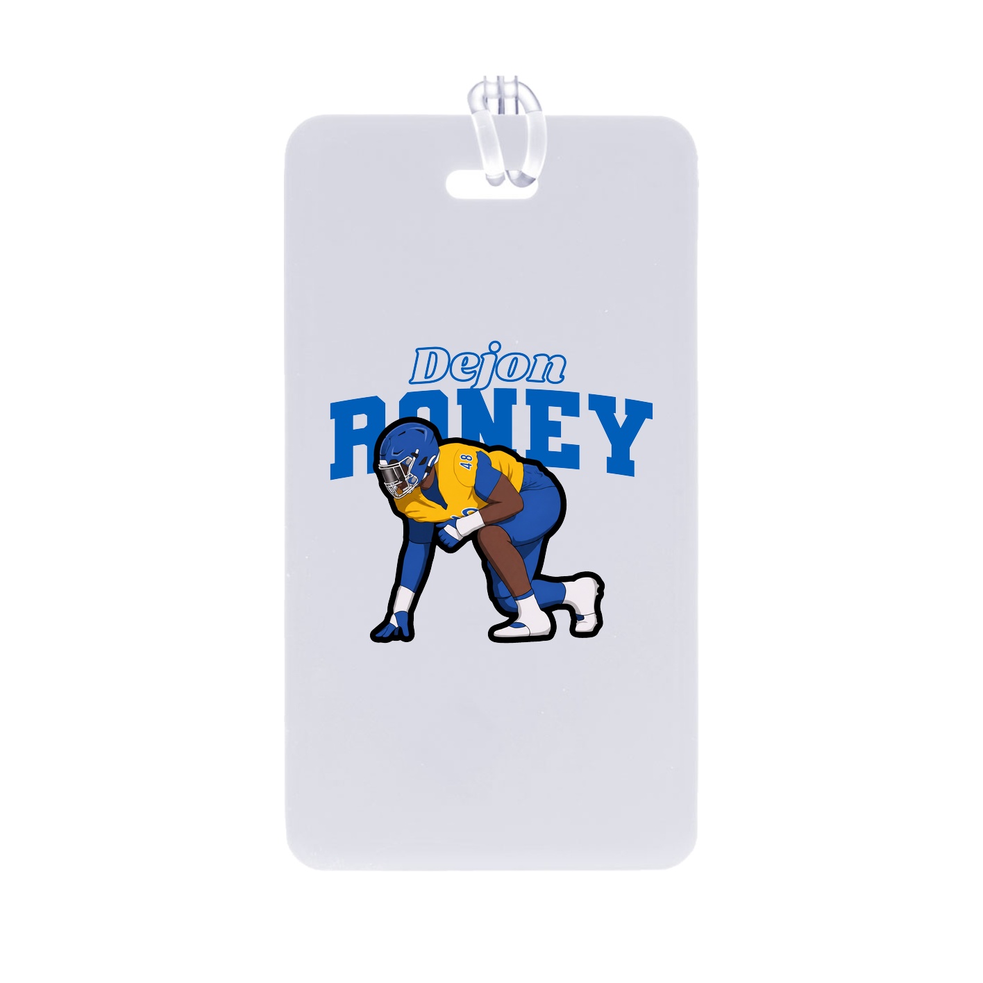 Bag Tag — Name Arch in Classic
