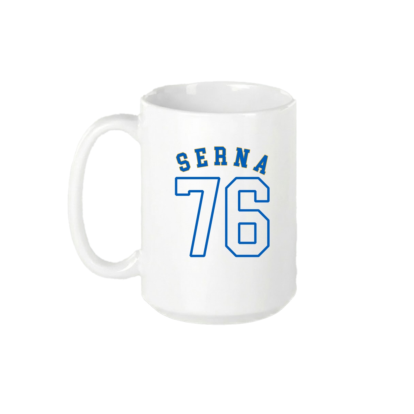 15oz Coffee Mug — Shirsey Arch in White