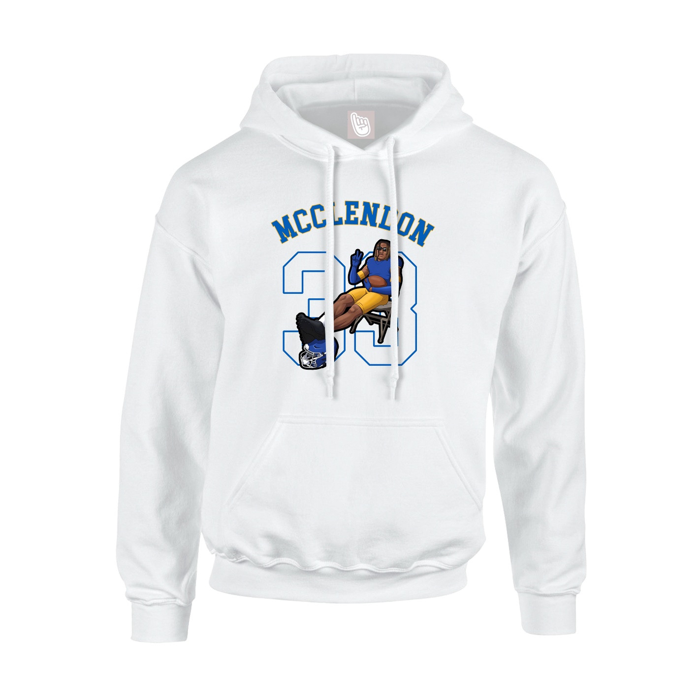 Hoodie — Classic in White