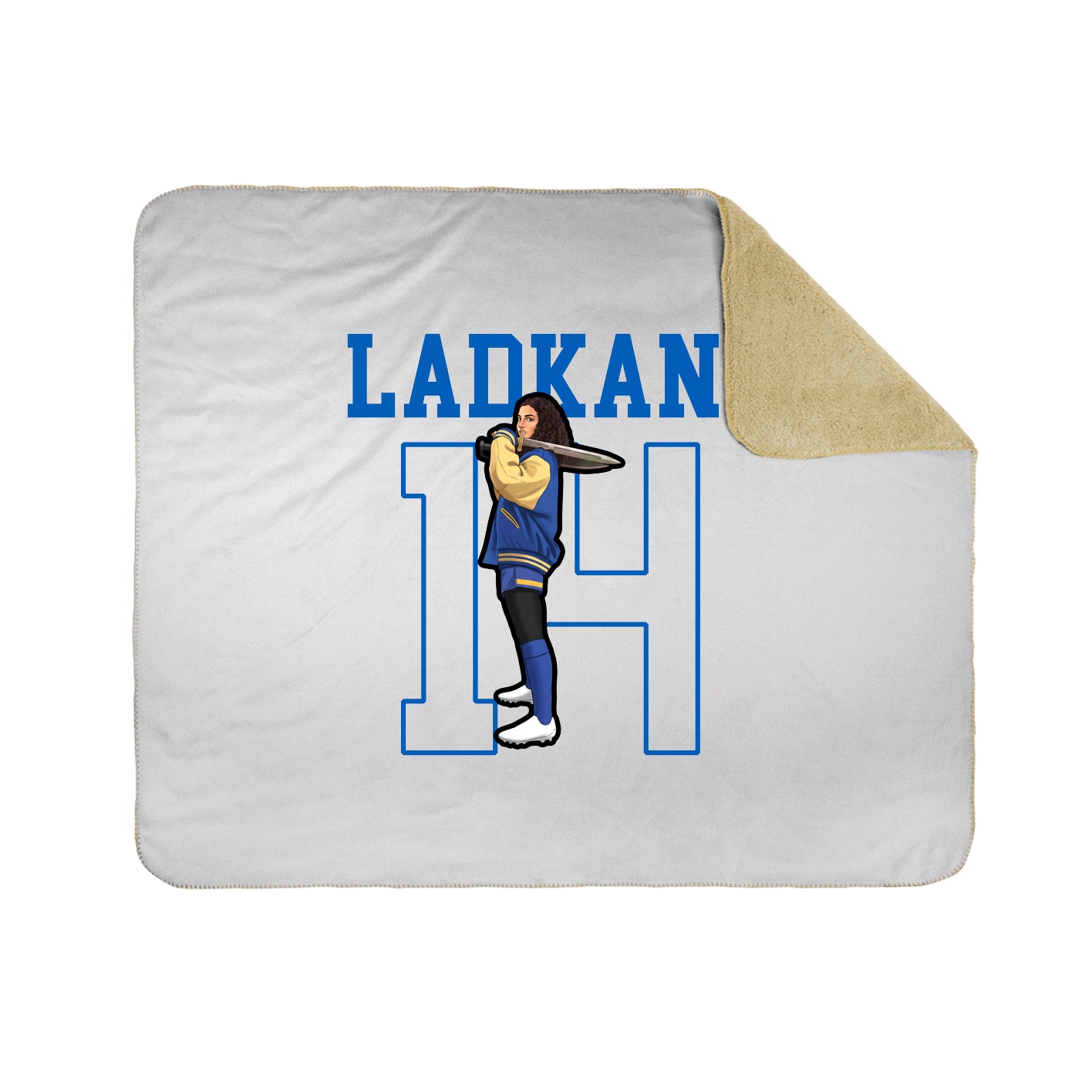 Throw Blanket — Shirsey in White