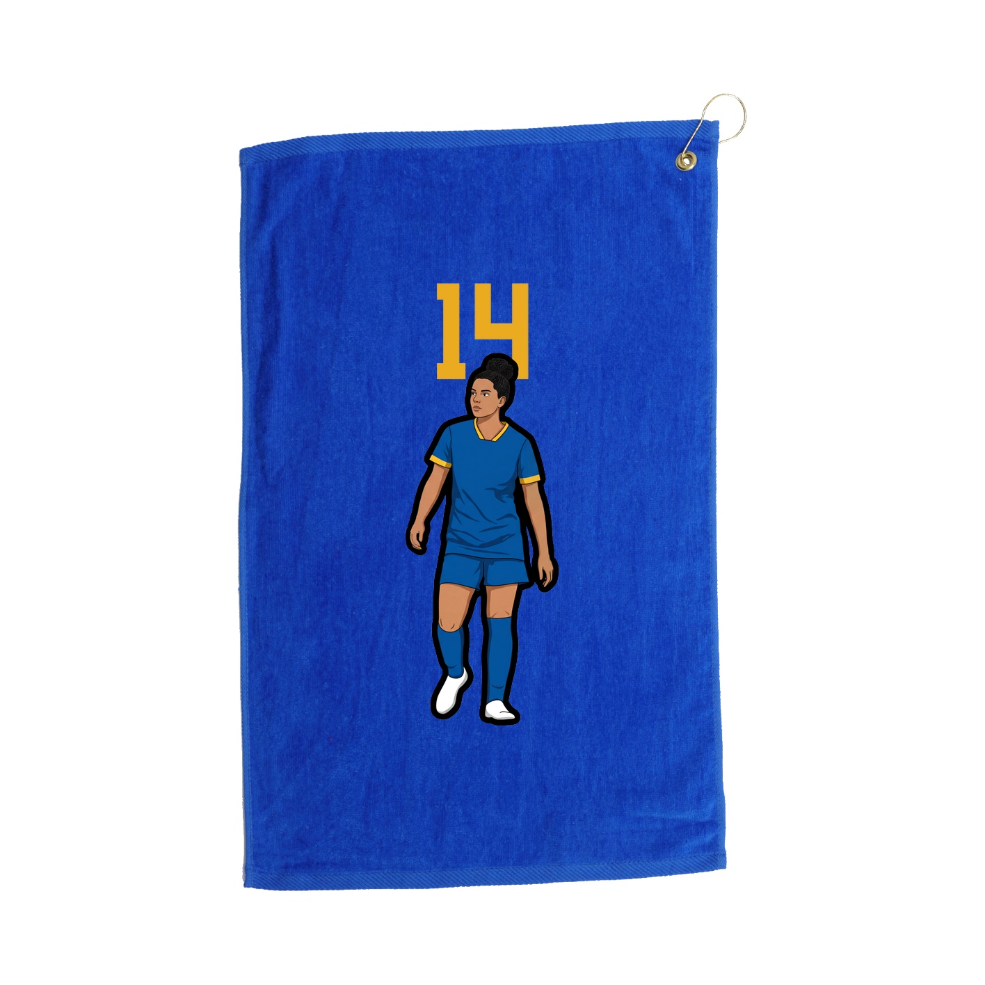 Golf Towel — Number Top in Royal
