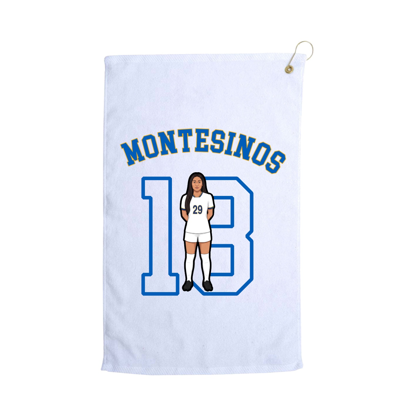Golf Towel — Shirsey Arch in White