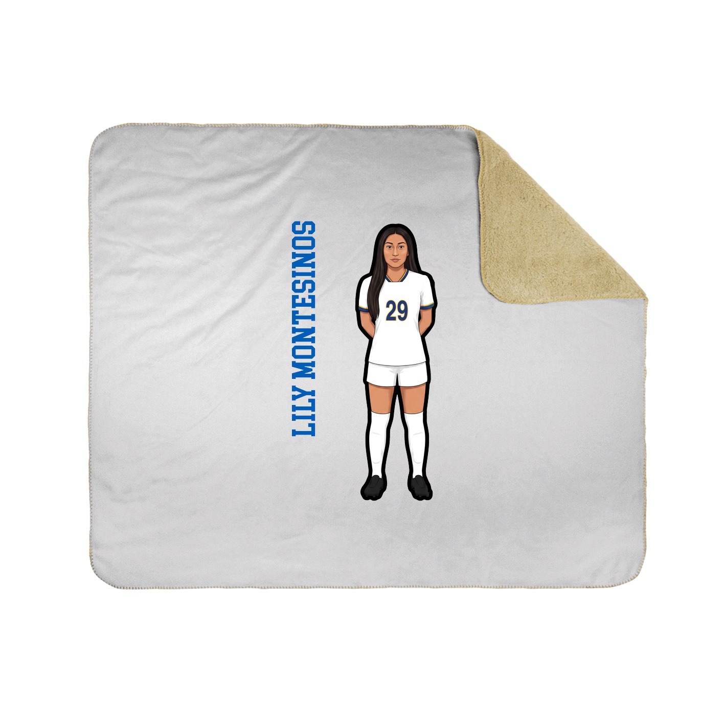 50x60 Sherpa Lined Throw Blanket