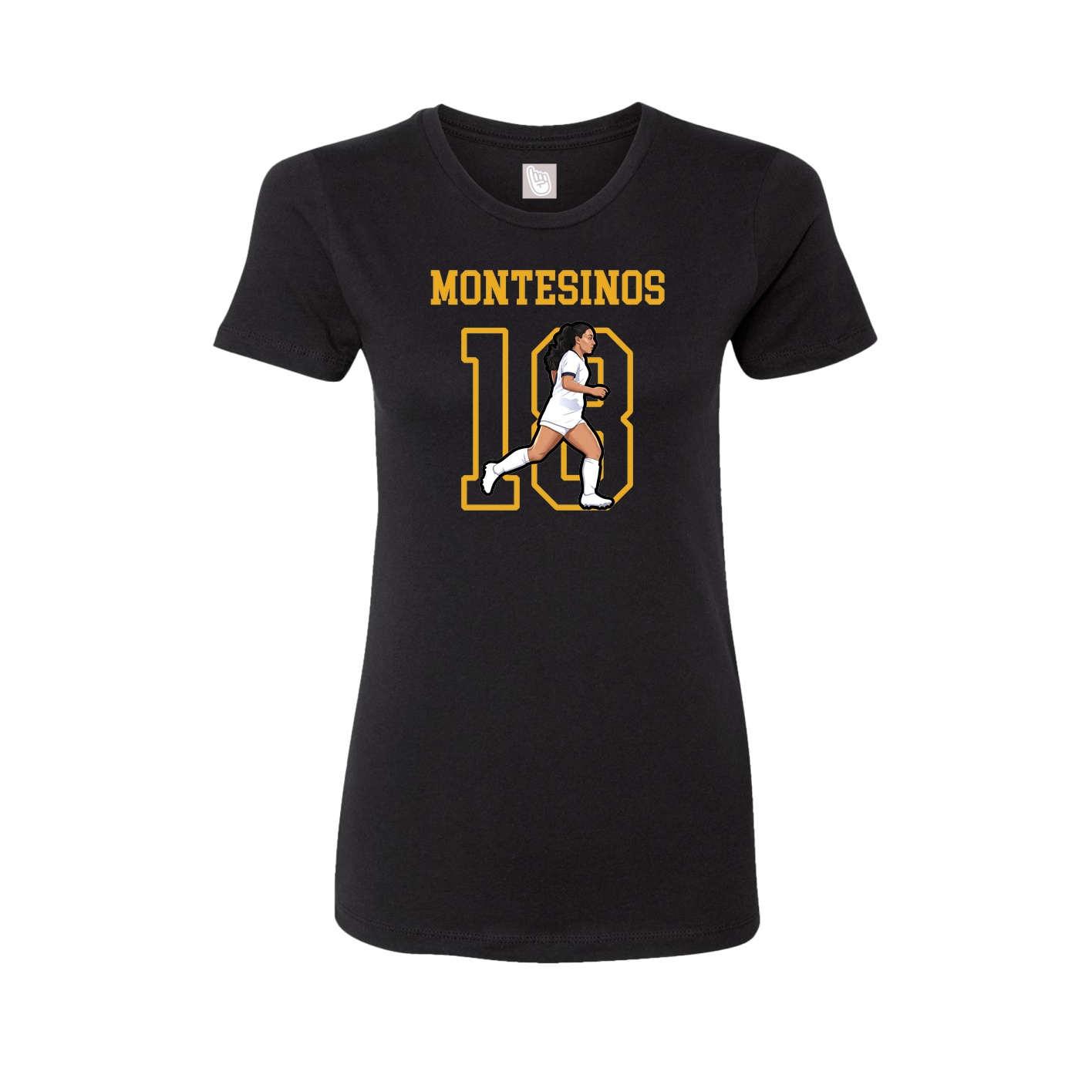 Fitted Women's Tee — Shirsey in Black