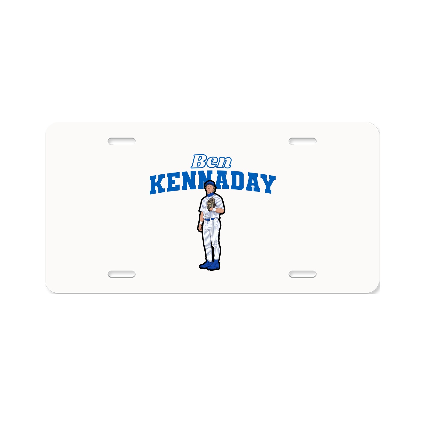 License Plate — Name Arch in Classic