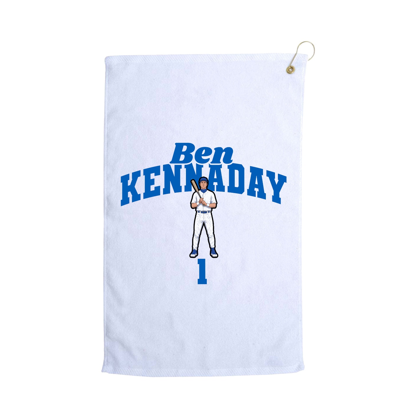Golf Towel — Signature Arch in White