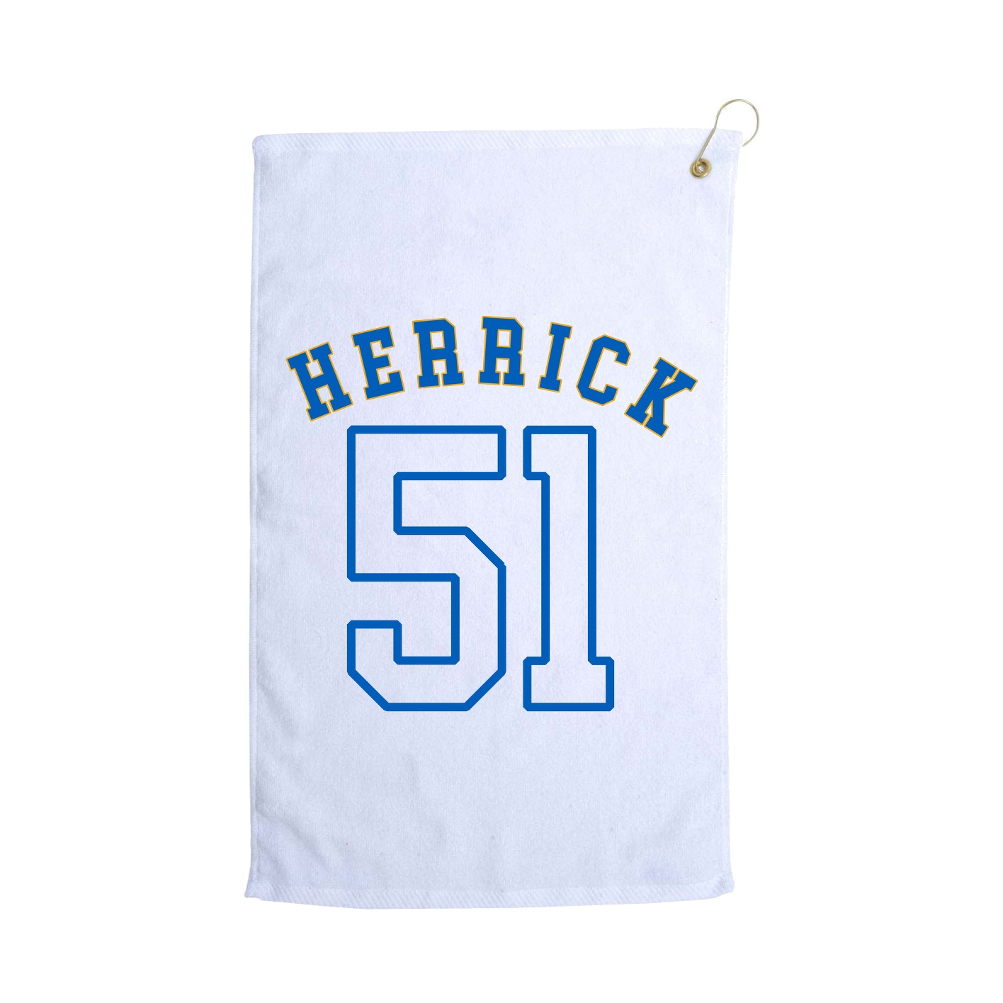 Golf Towel — Shirsey Arch in White