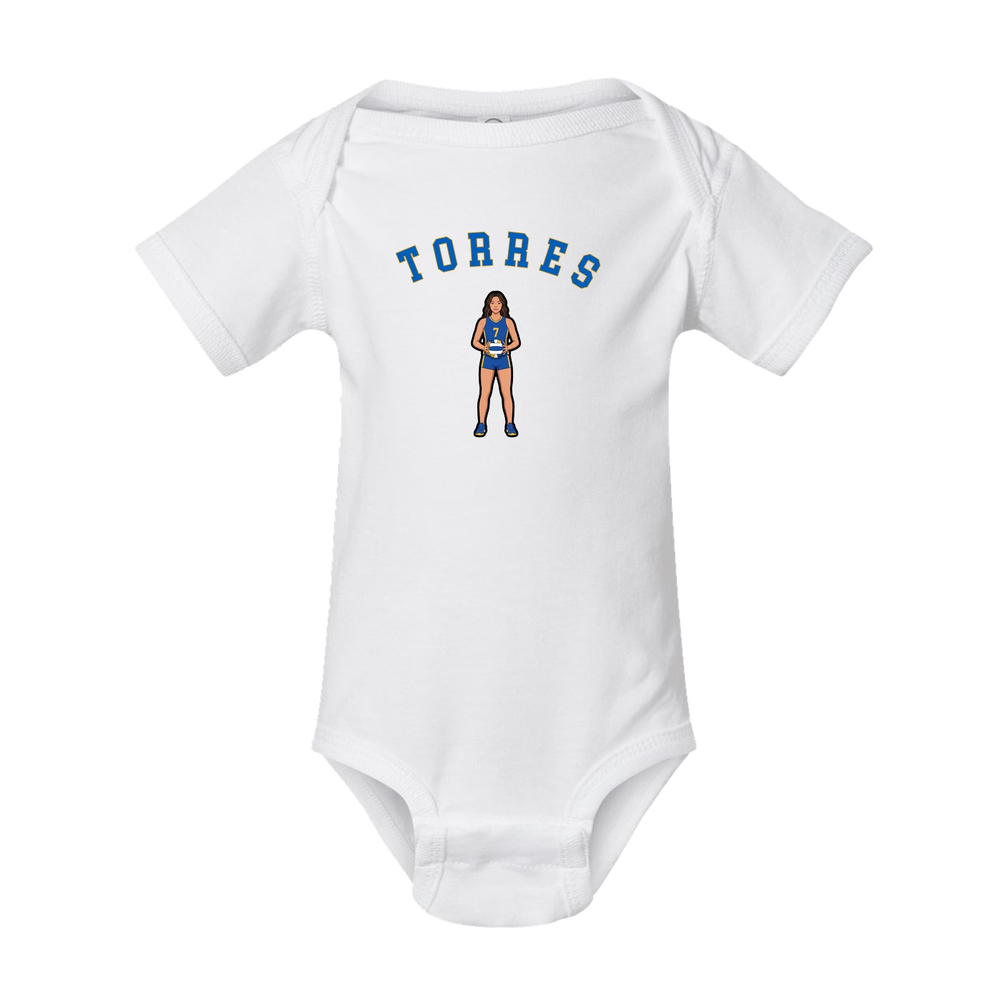 Baby Onesie — Shirsey Arch in White