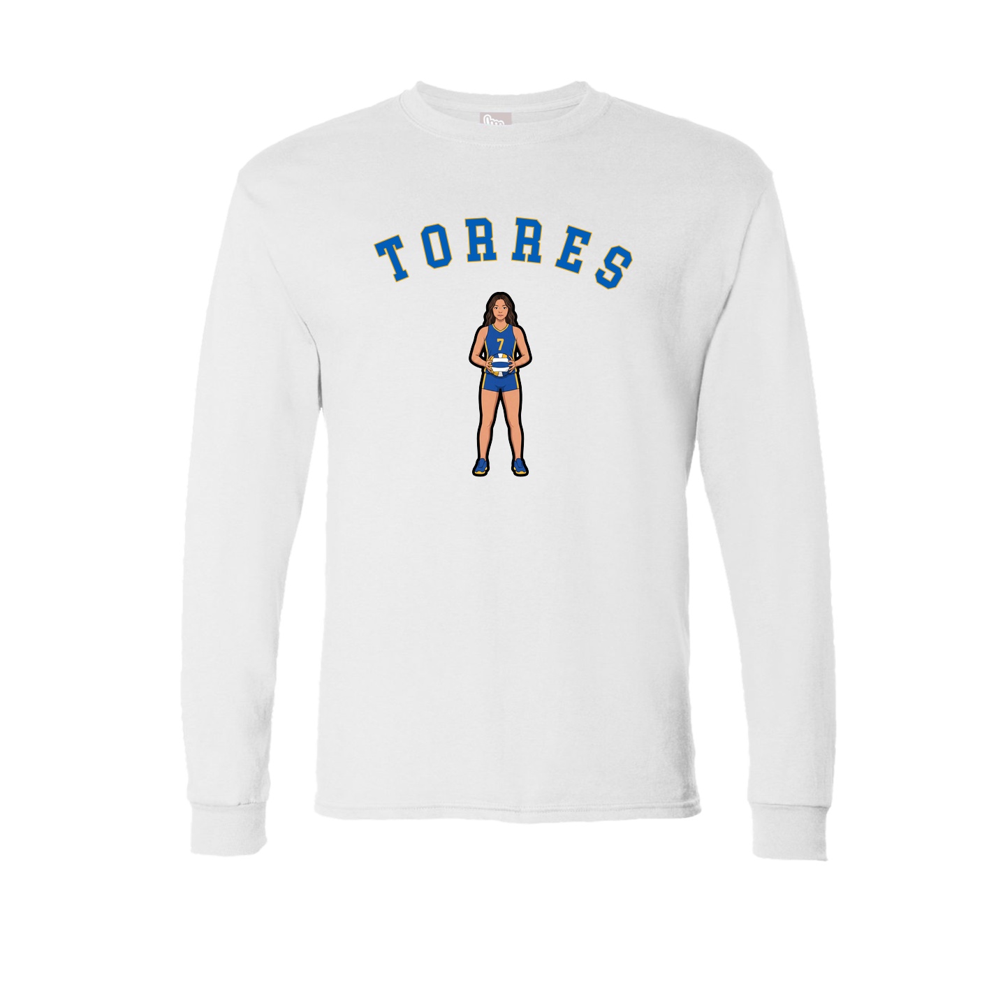 Long Sleeve Tee — Shirsey Arch in White