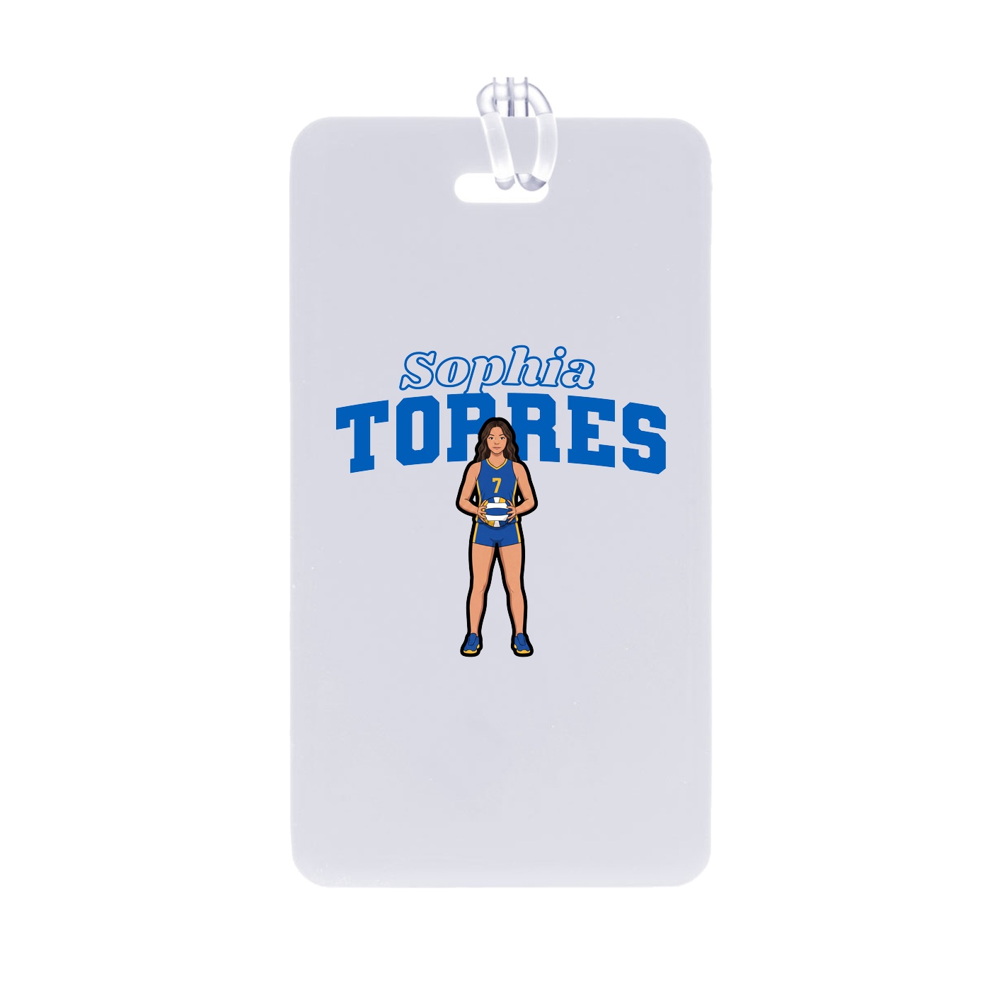 Bag Tag — Name Arch in Classic