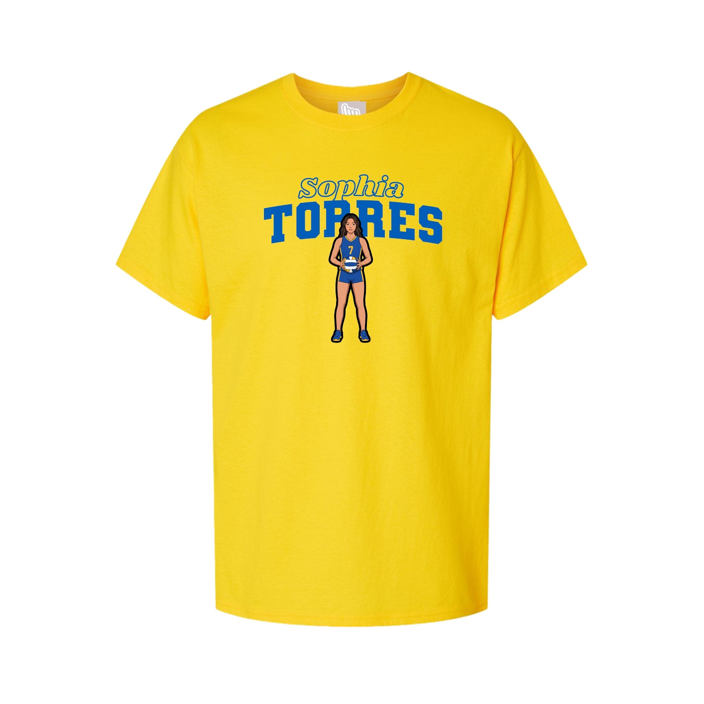 Tee — Name Arch in Gold