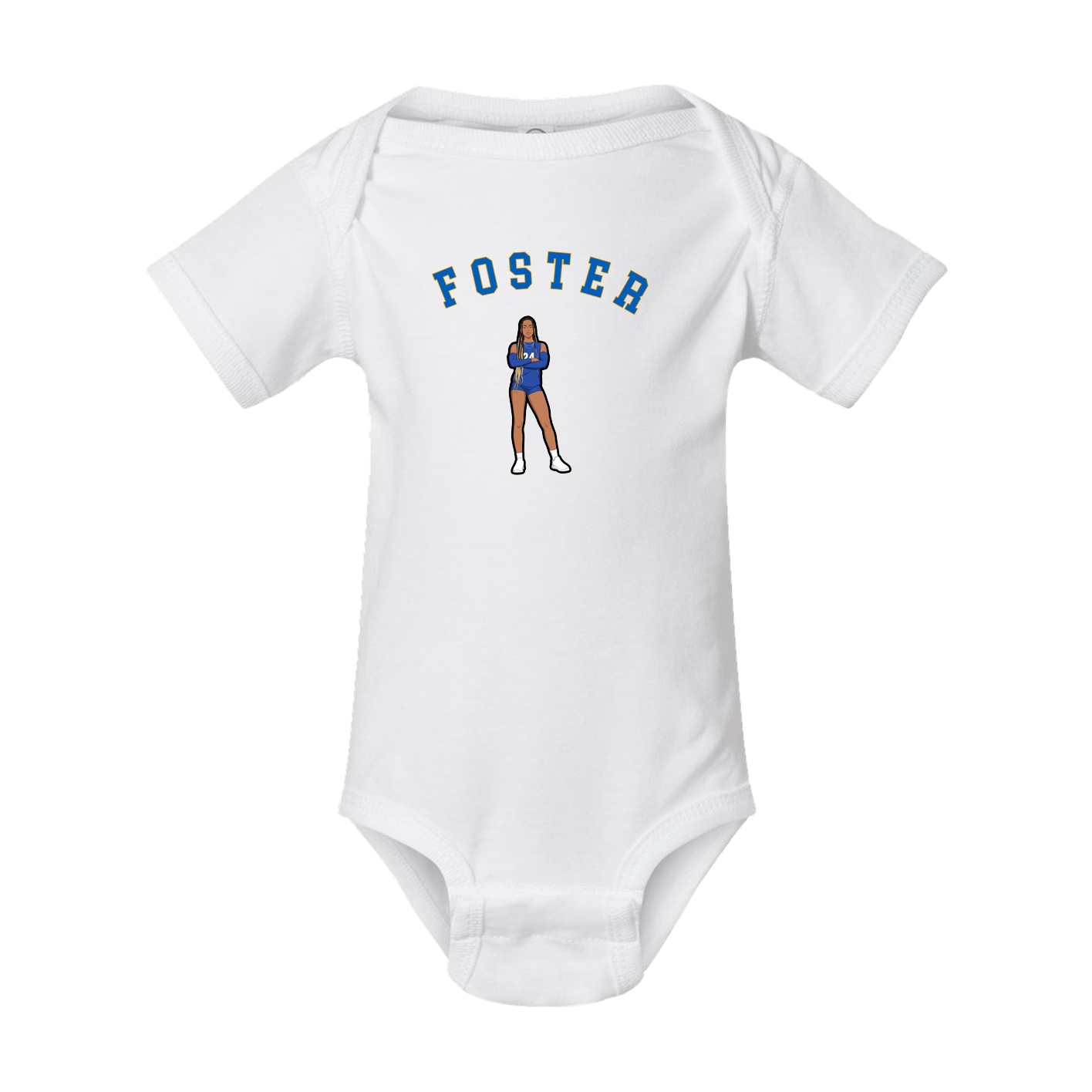 Baby Onesie — Shirsey Arch in White