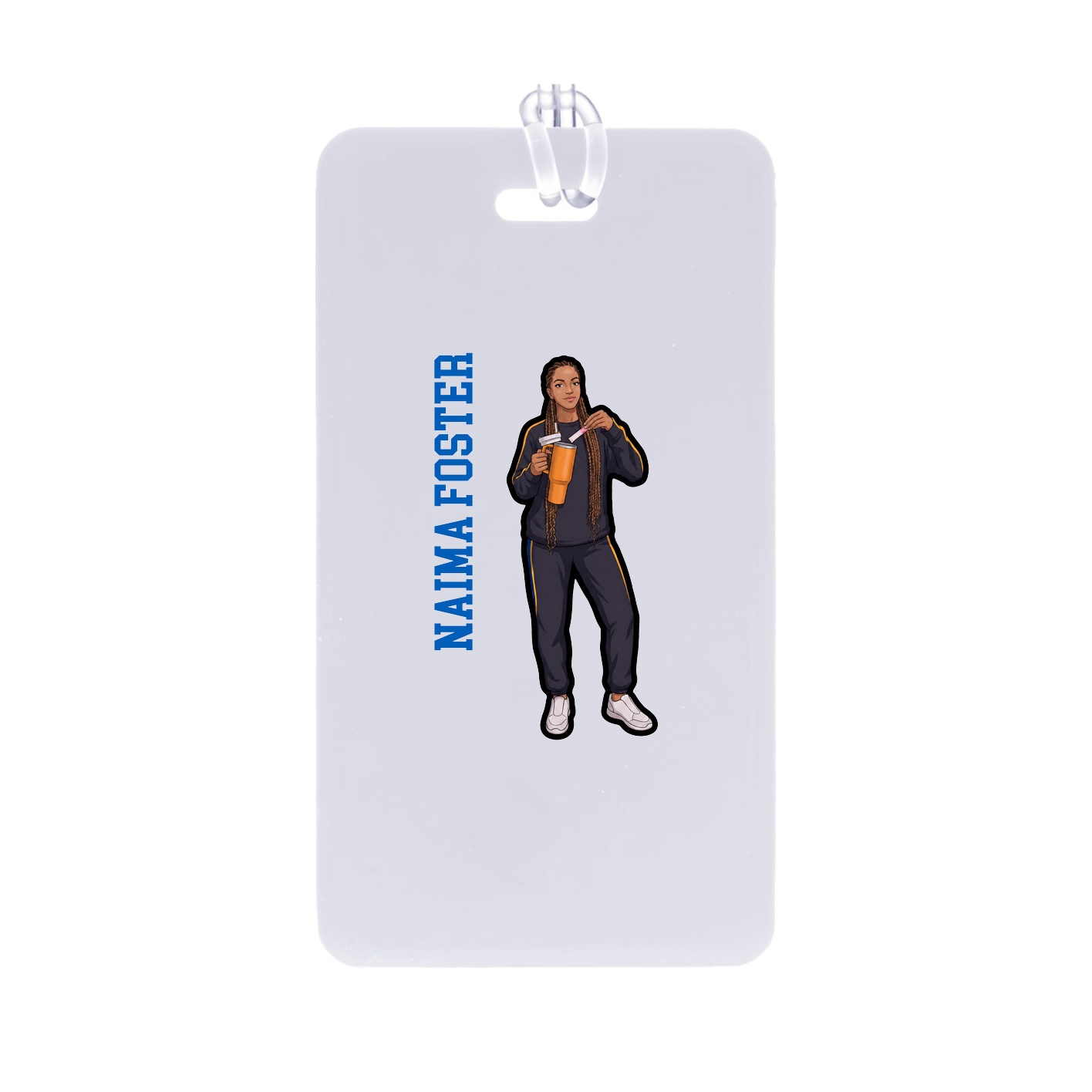 Bag Tag — Name Vertical in Classic