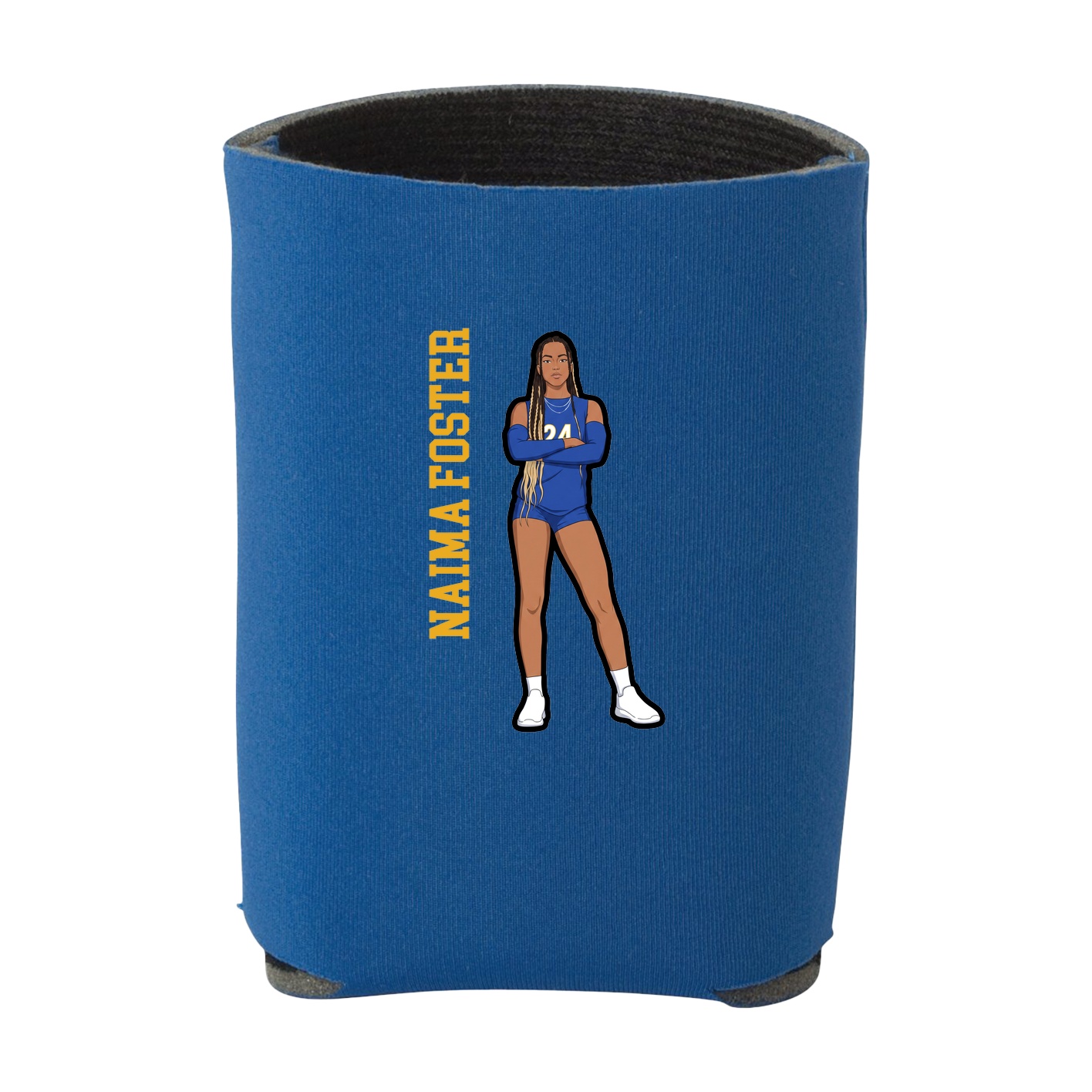 Can Holder — Name Vertical in Royal