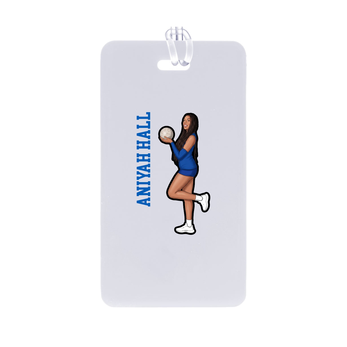 Bag Tag — Name Vertical in Classic