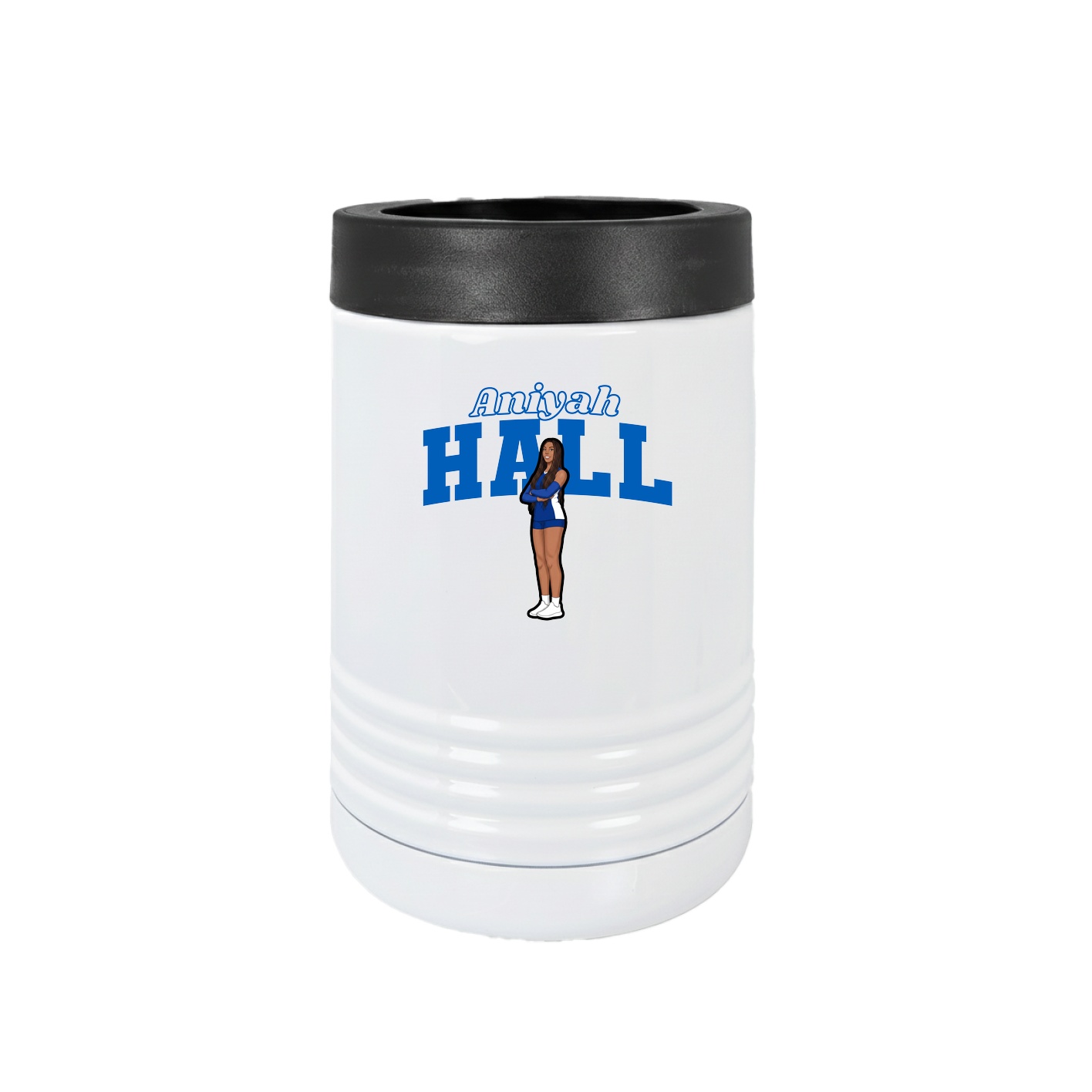 Beverage Holder — Name Arch in White