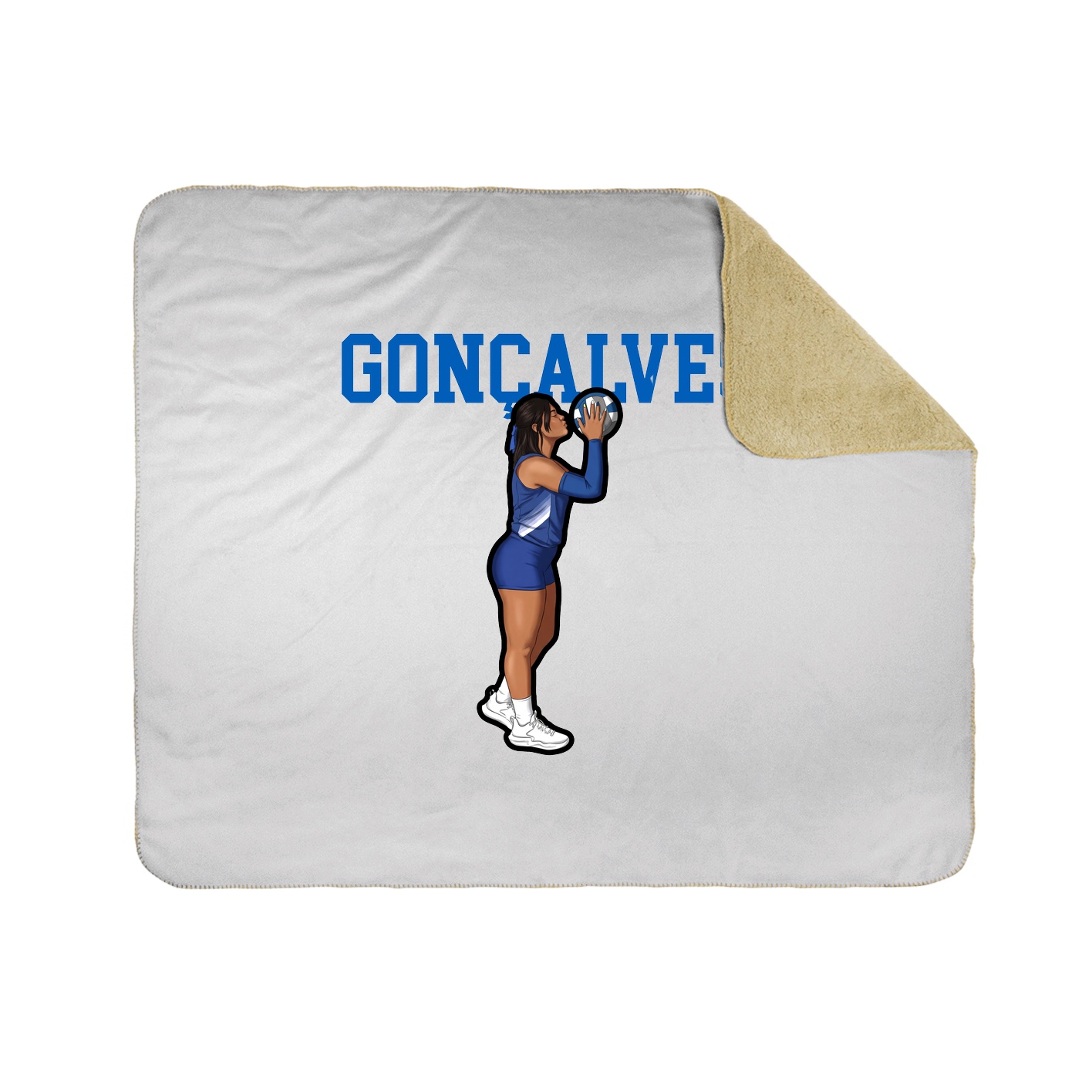 Throw Blanket — Shirsey in White