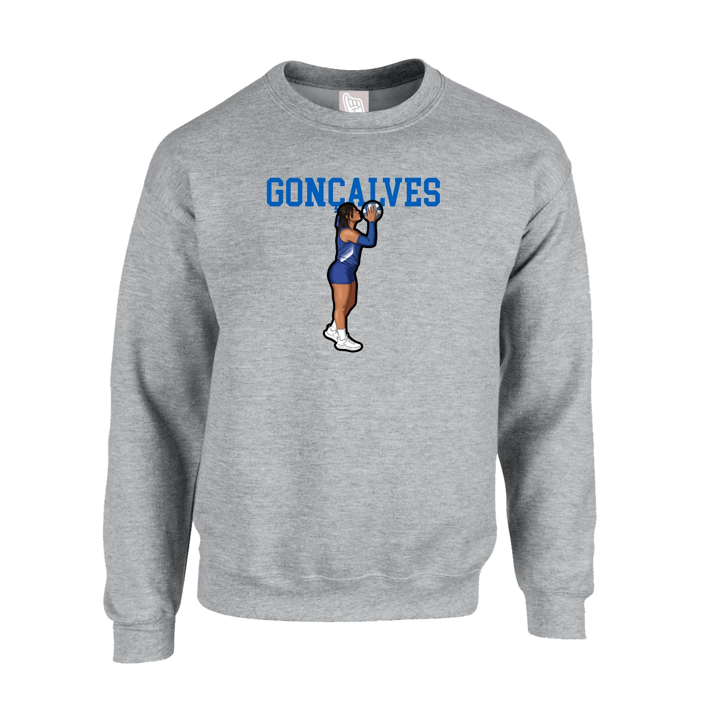 Fleece Crew — Shirsey in Grey