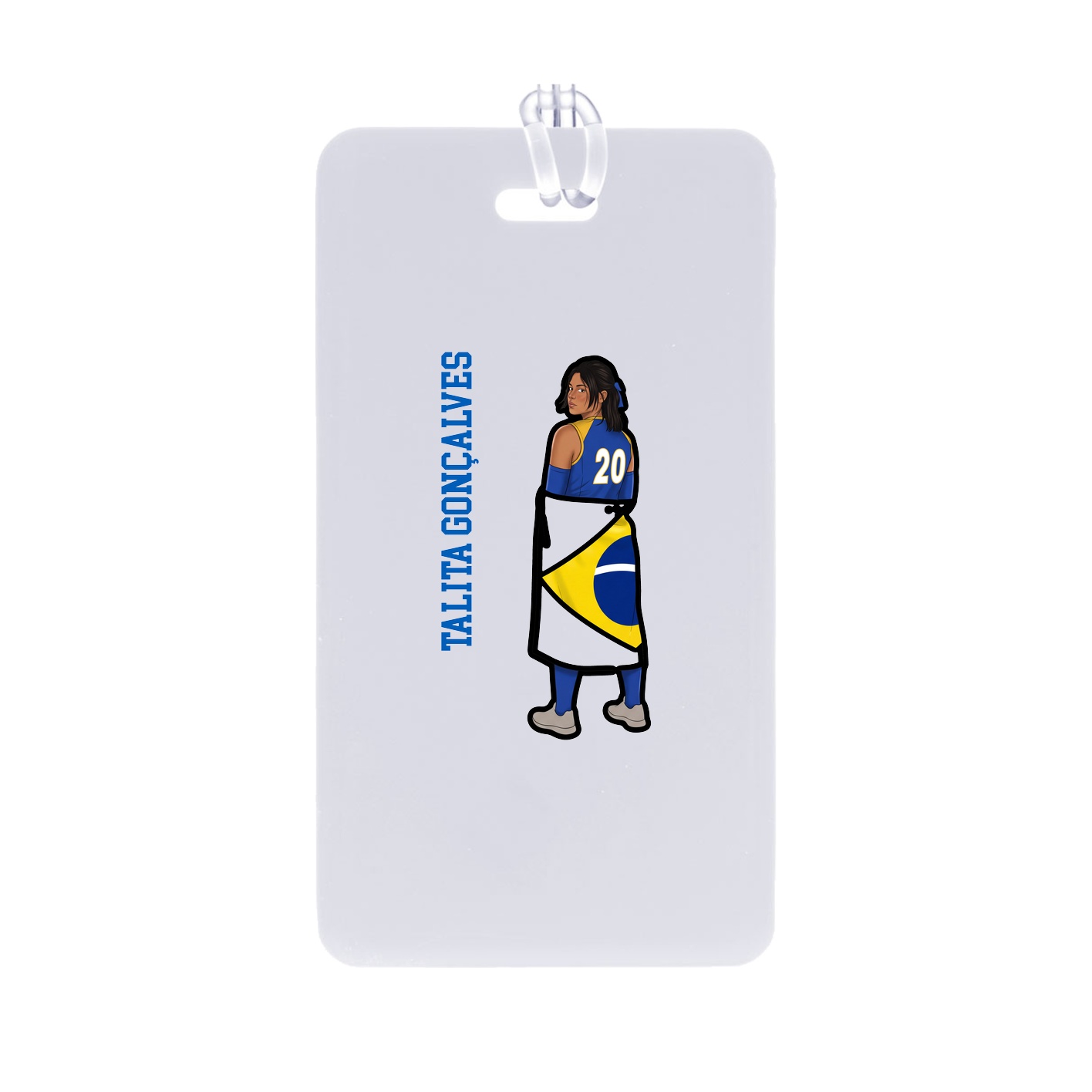 Bag Tag — Name Vertical in Classic