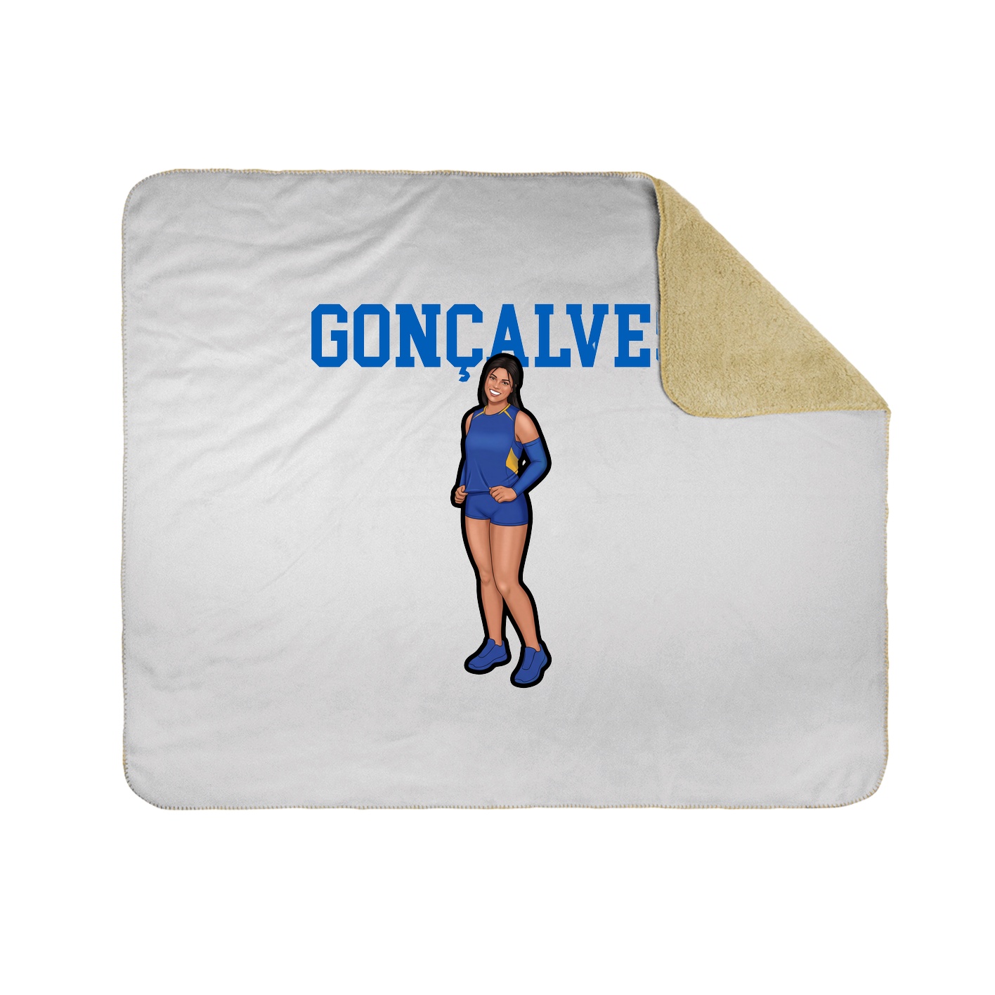 Throw Blanket — Shirsey in White