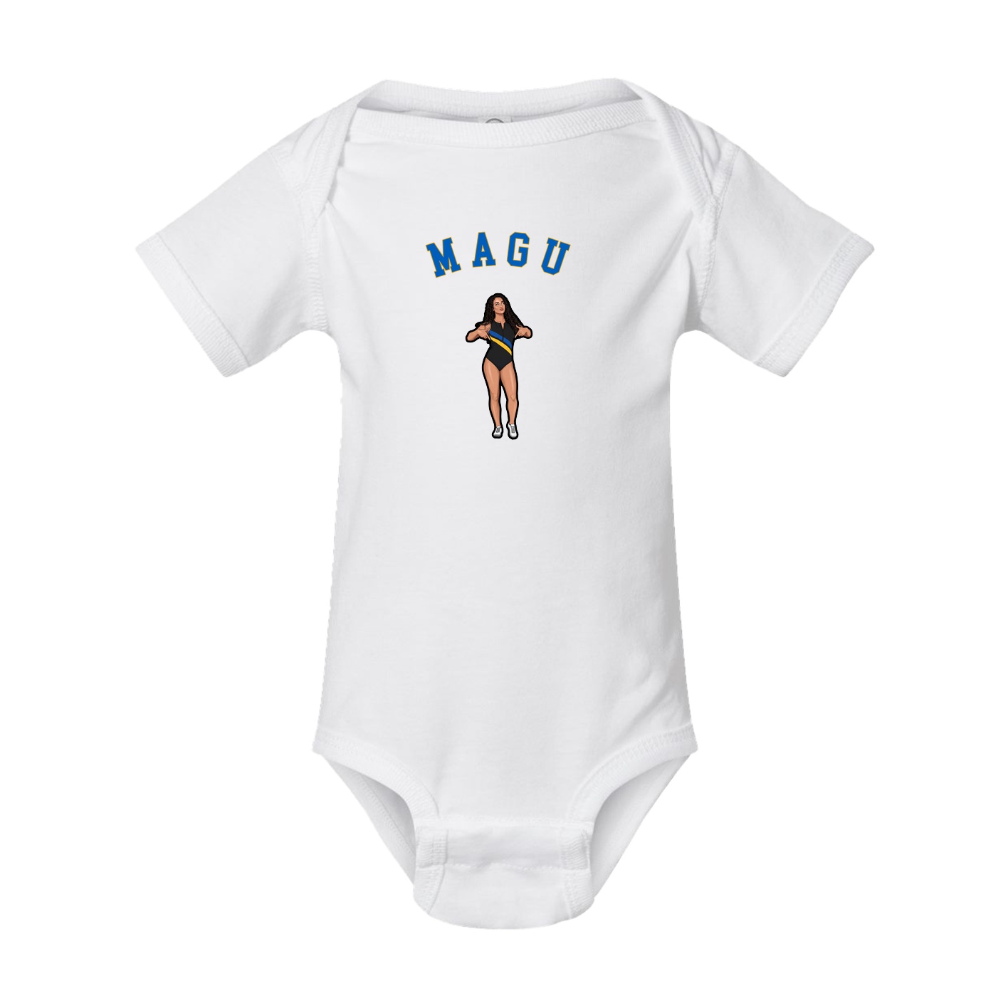 Baby Onesie — Shirsey Arch in White
