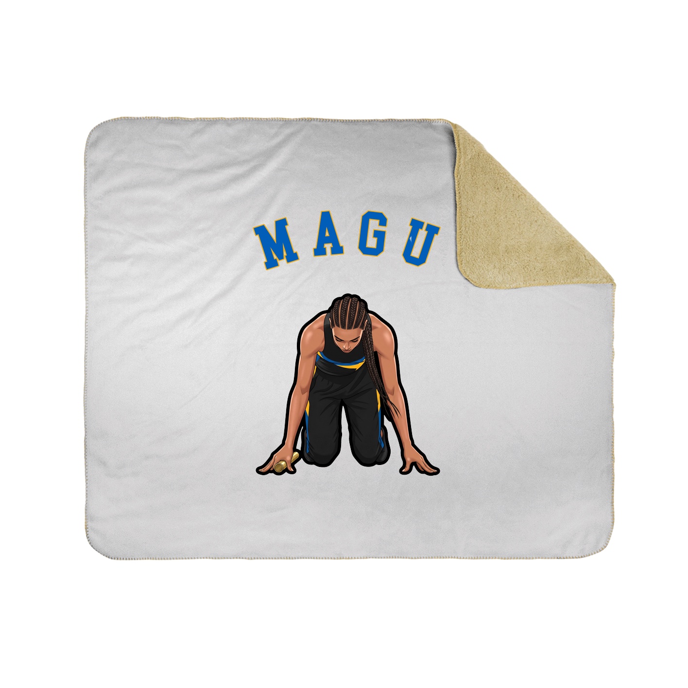 Throw Blanket — Shirsey Arch in White