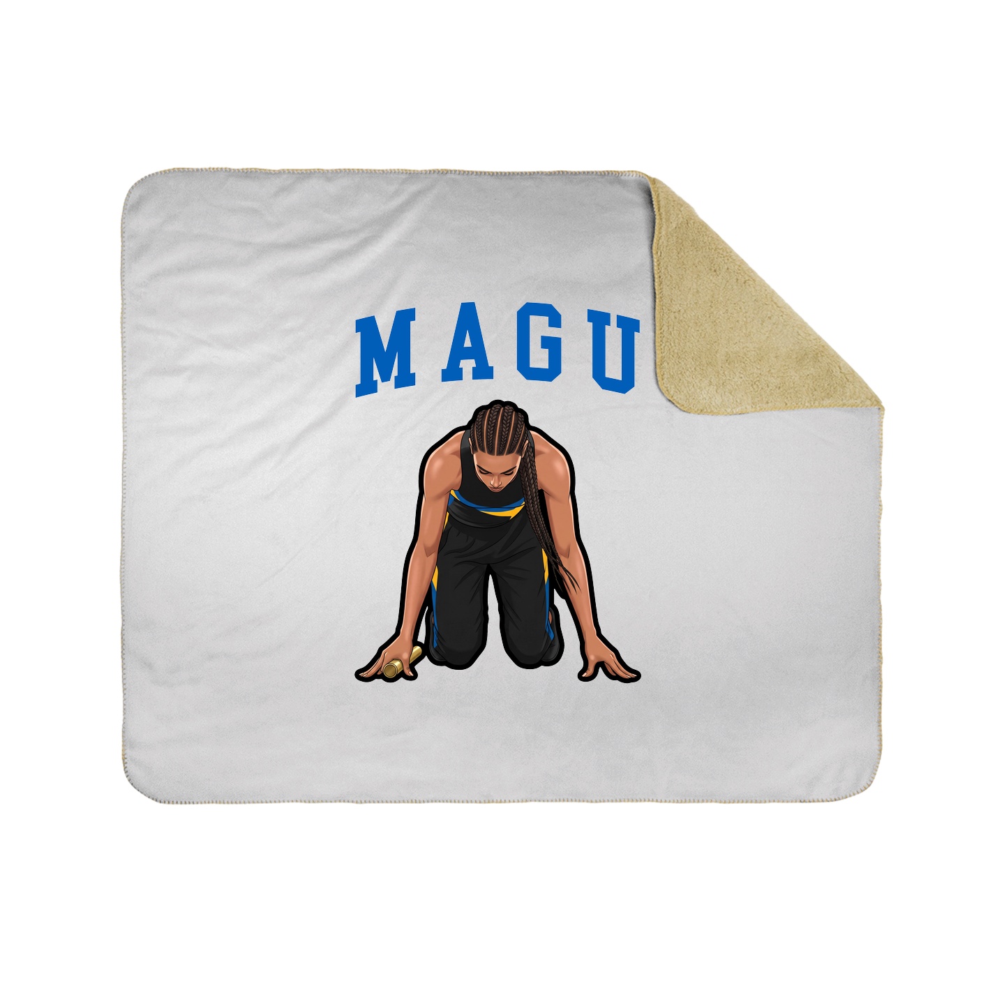 Throw Blanket — Shirsey in White