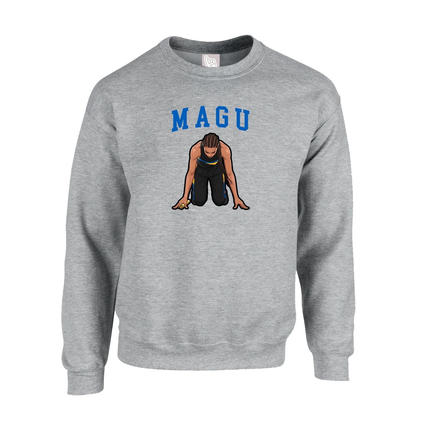 Fleece Crew — Shirsey in Grey