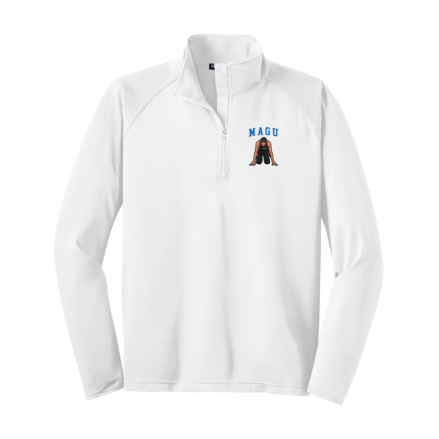 Q-Zip Pullover — Shirsey in White