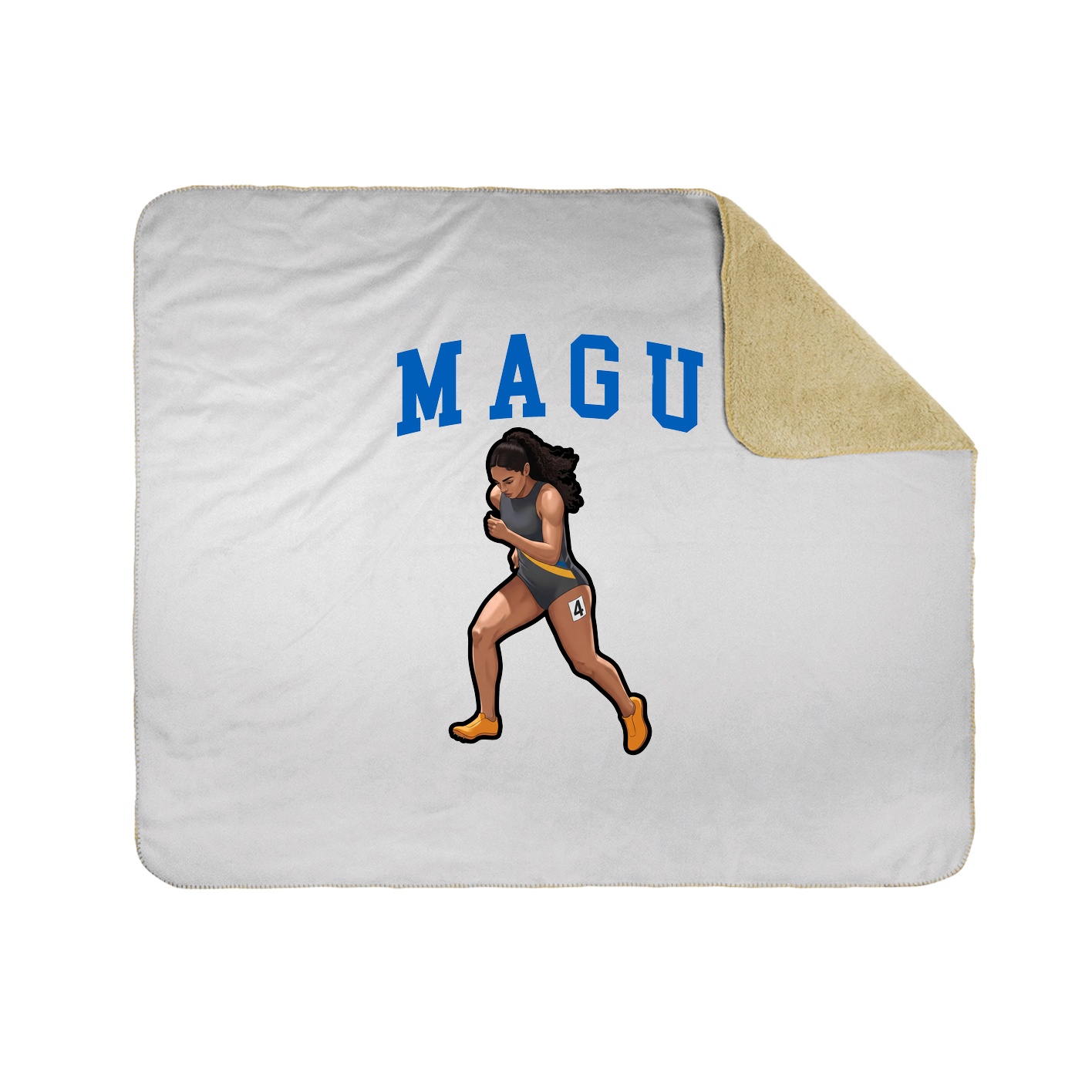 Throw Blanket — Shirsey in White