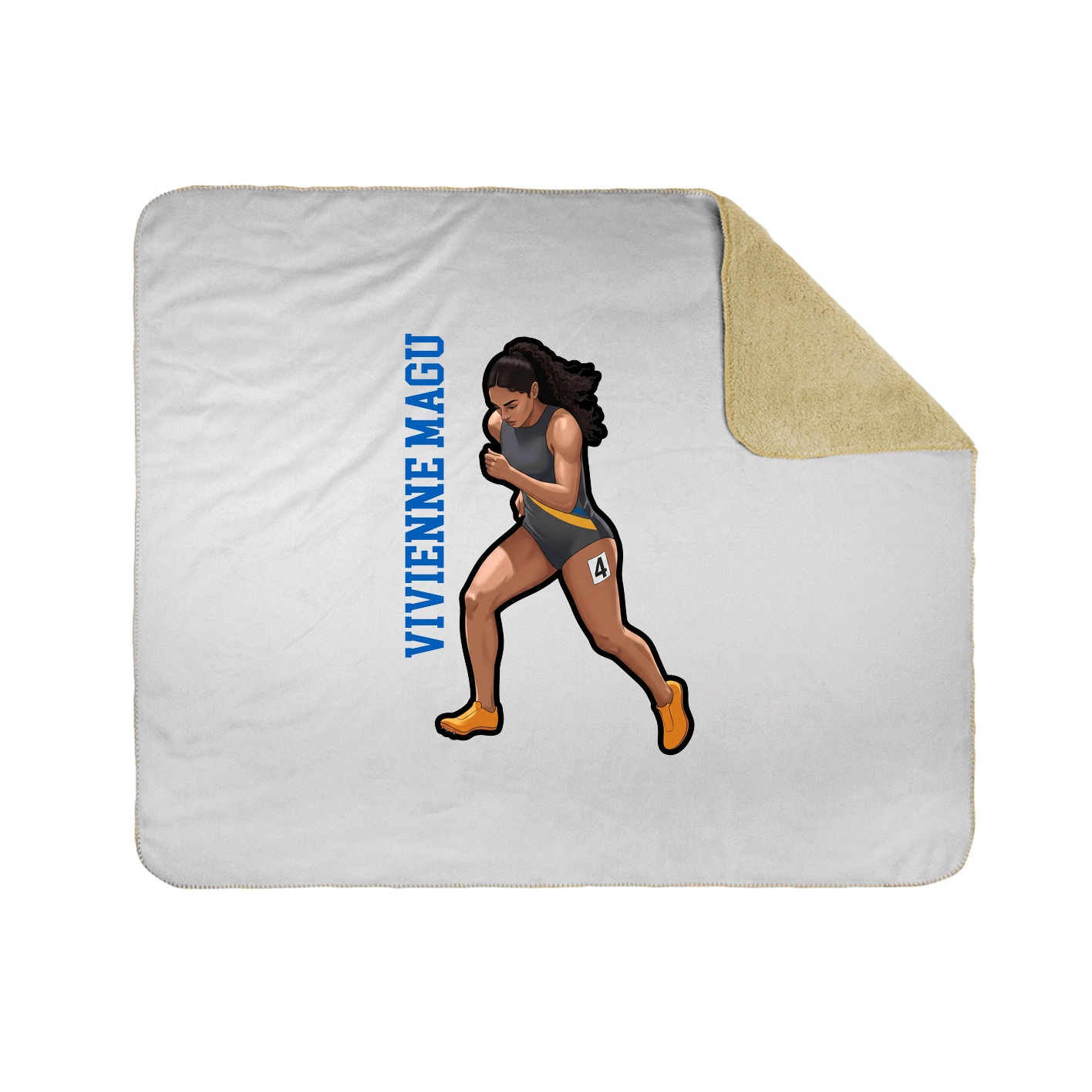 50x60 Sherpa Lined Throw Blanket