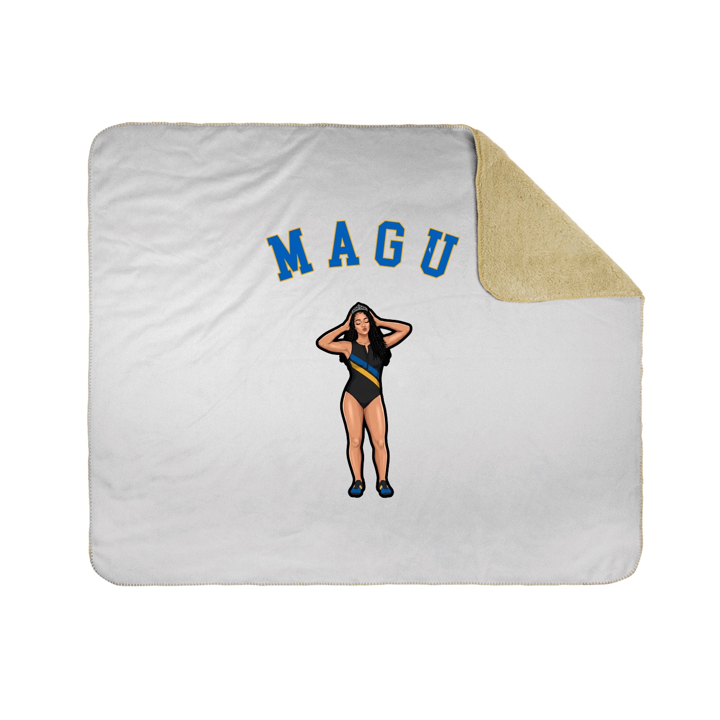 Throw Blanket — Shirsey Arch in White