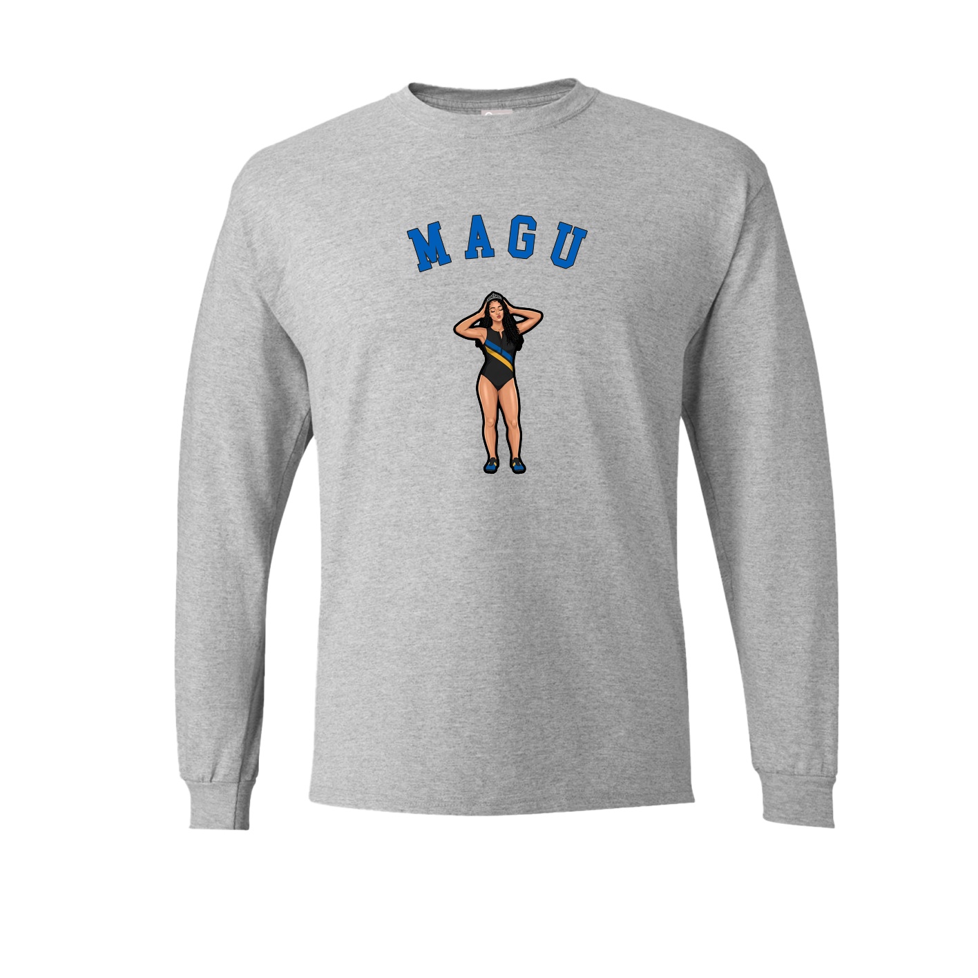 Long Sleeve Tee — Shirsey Arch in Grey