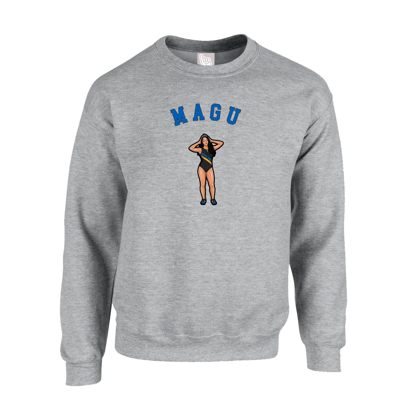 Fleece Crew — Shirsey Arch in Grey