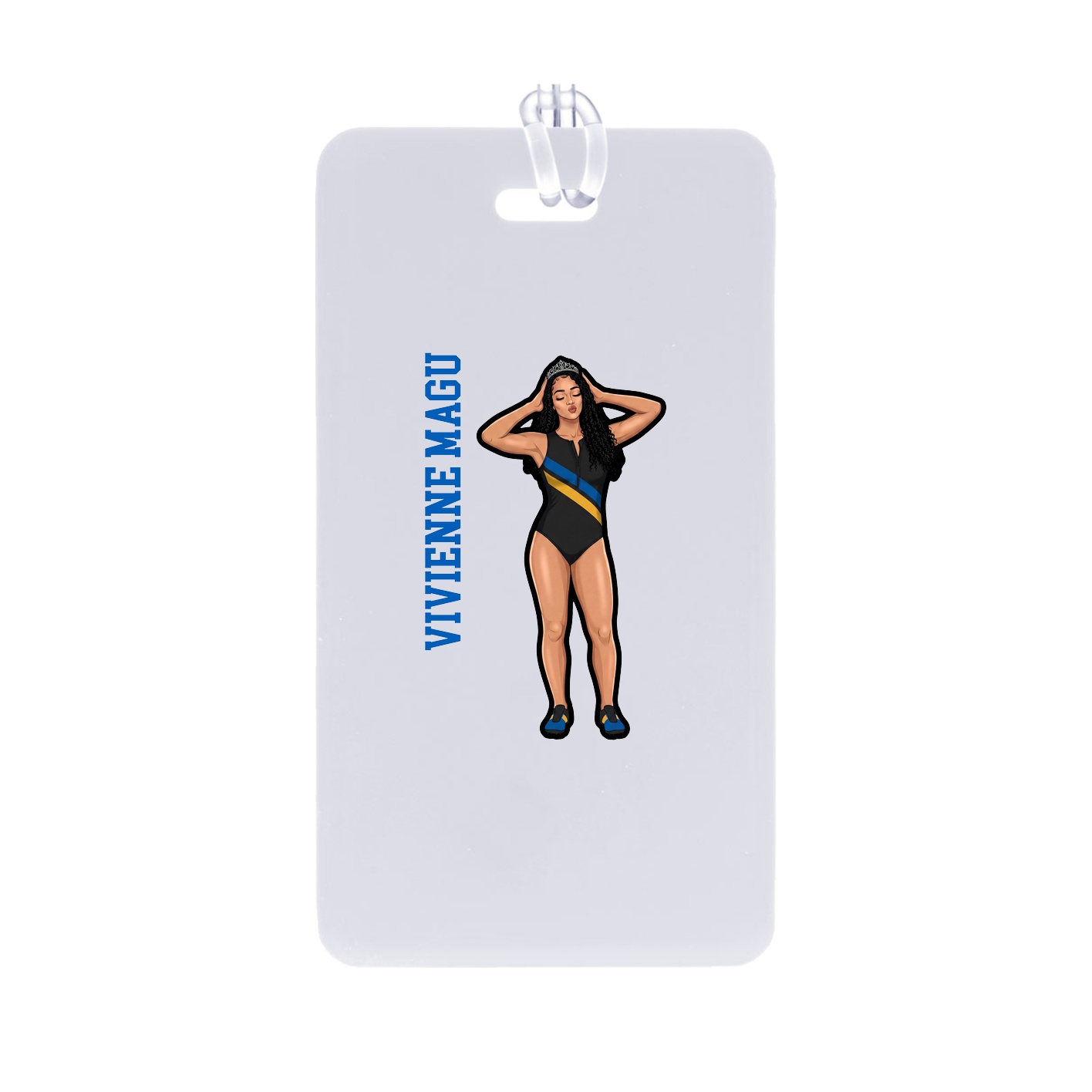 Bag Tag — Name Vertical in Classic