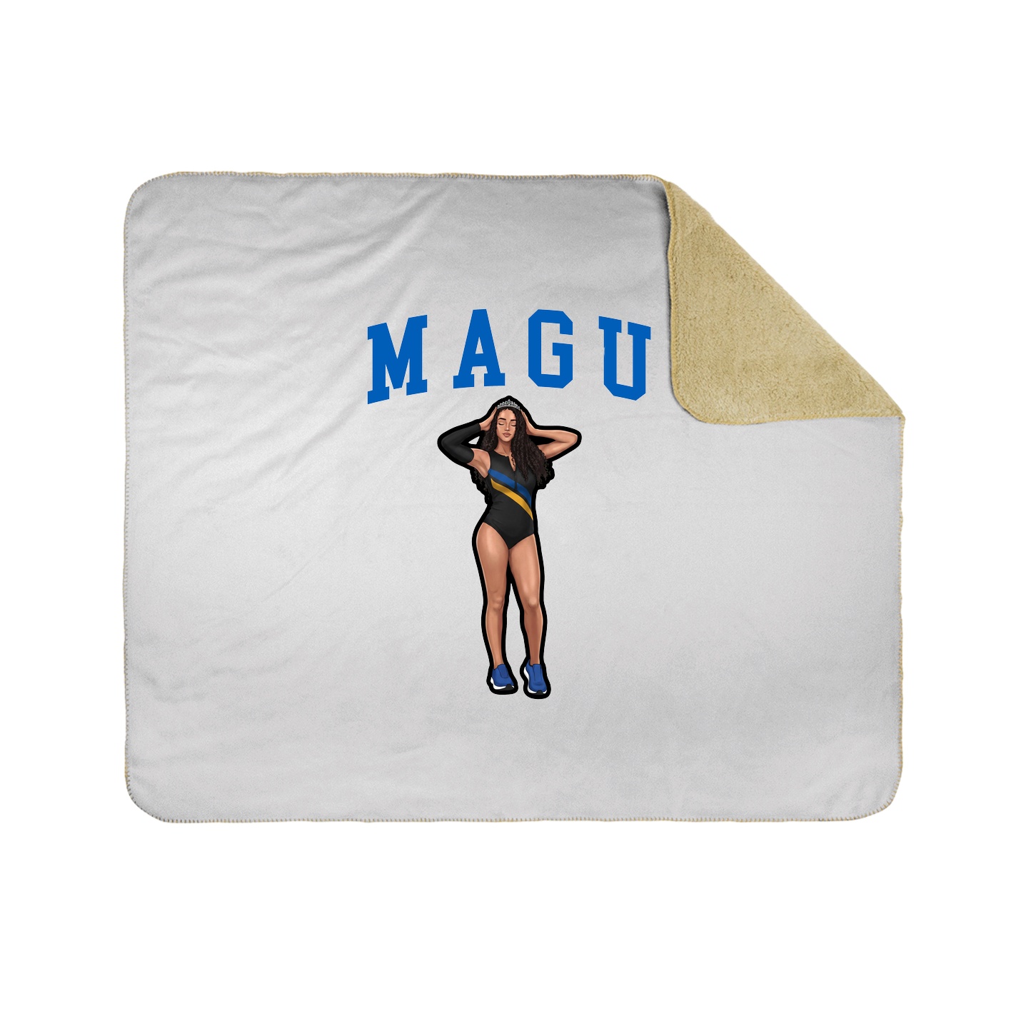 Throw Blanket — Shirsey in White