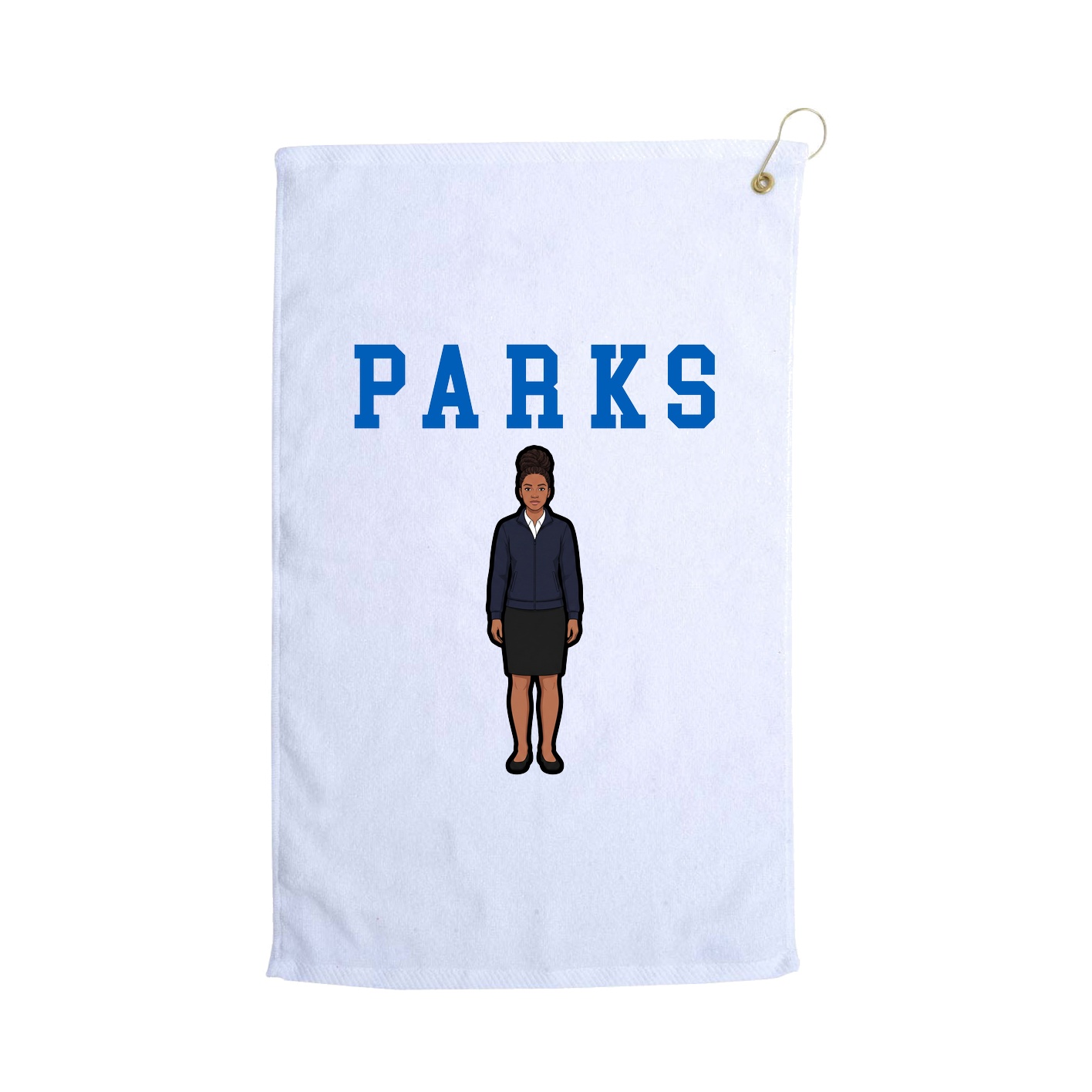 Golf Towel — Shirsey in White