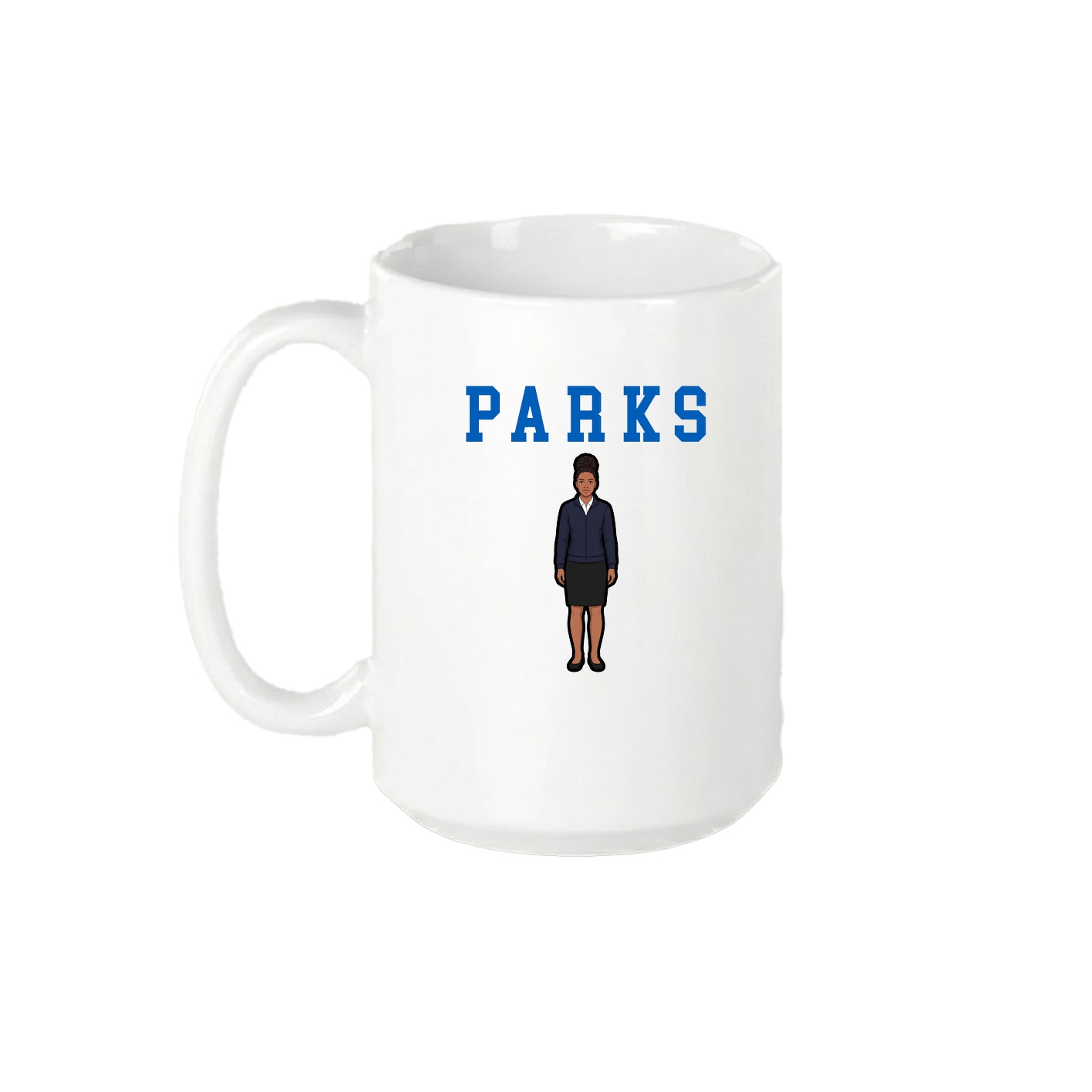 15oz Coffee Mug — Shirsey in White