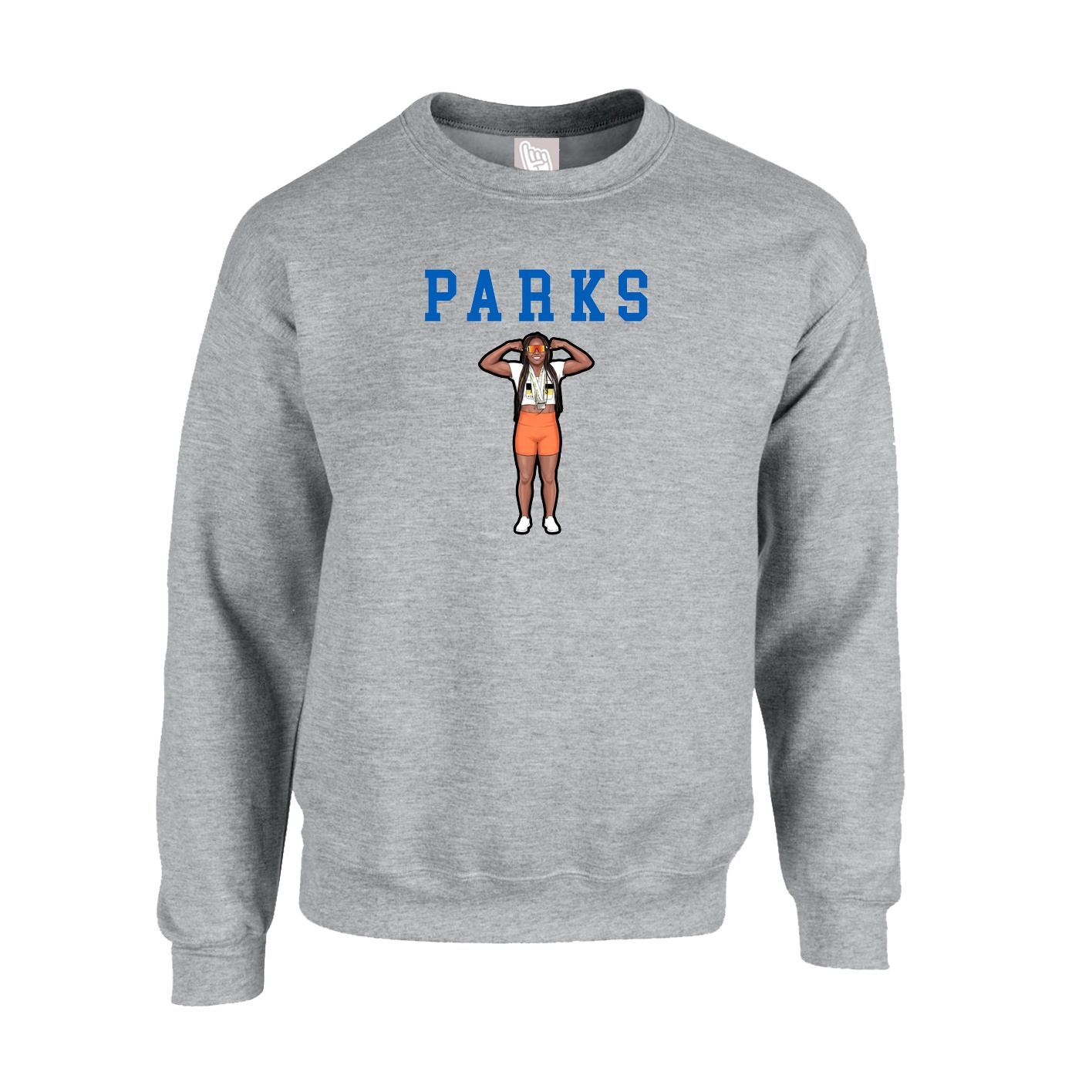 Fleece Crew — Shirsey in Grey
