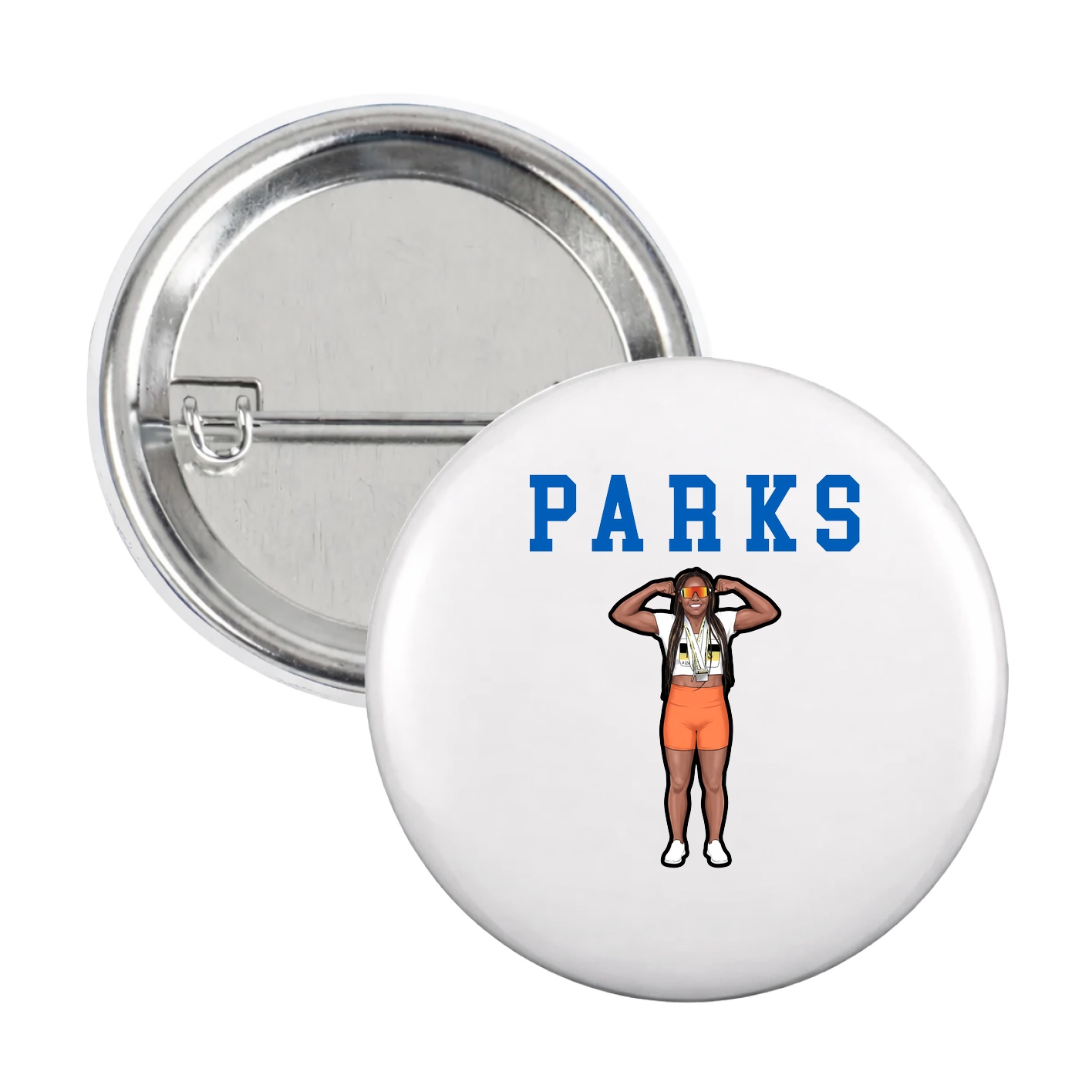 Game Day Button — Shirsey in White