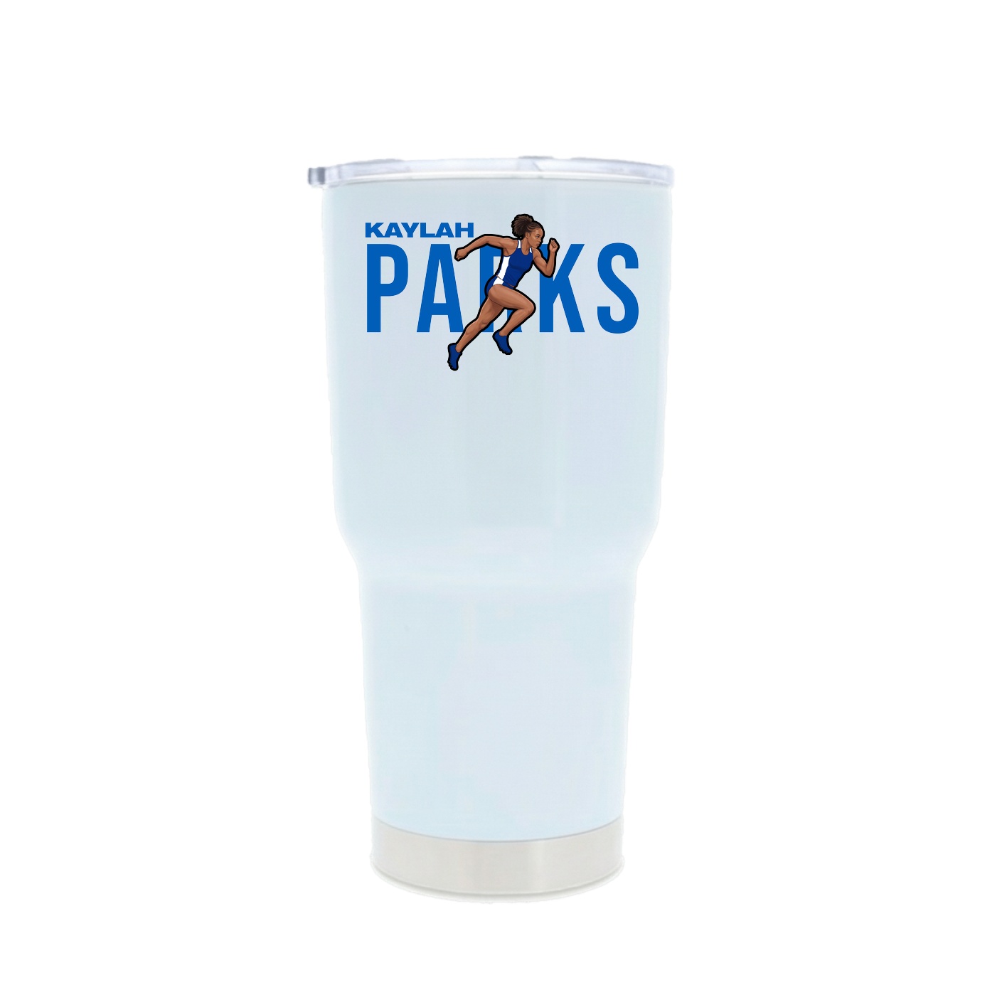 30oz Stainless Steel Tumbler — Player Name in White