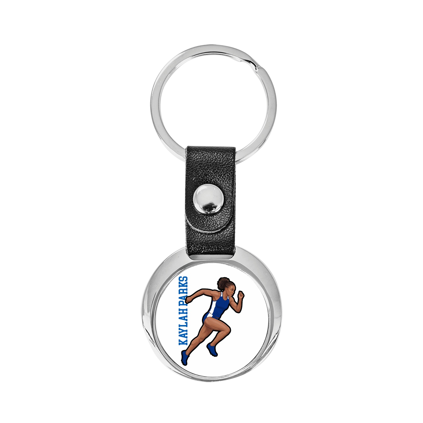 Key Chain — Name Vertical in Classic